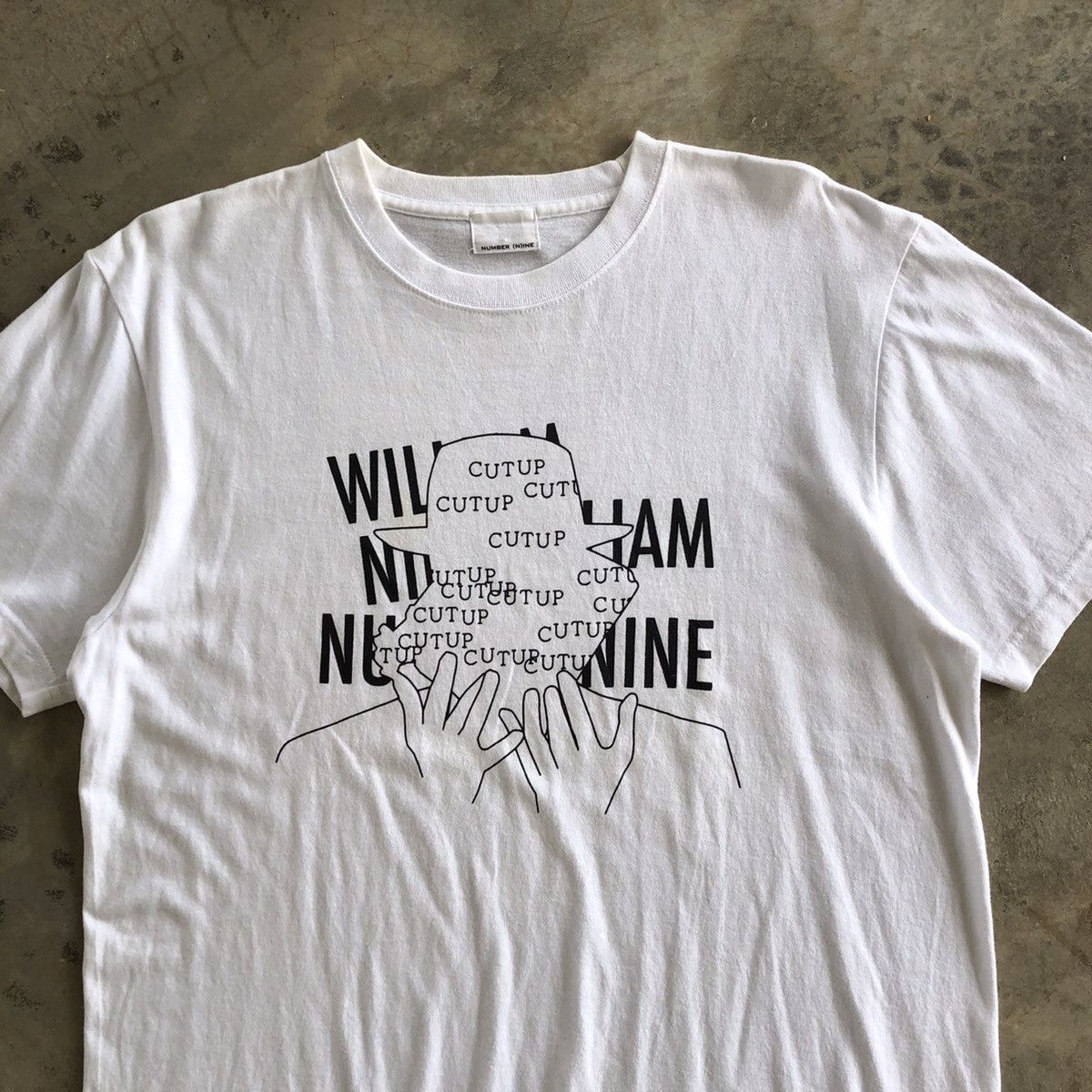 Japanese Brand × Number (N)ine NUMBER (N)INE “Cut Up” William Burroughs T-Shirt Size US L / EU 52-54 / 3 - 3 Thumbnail