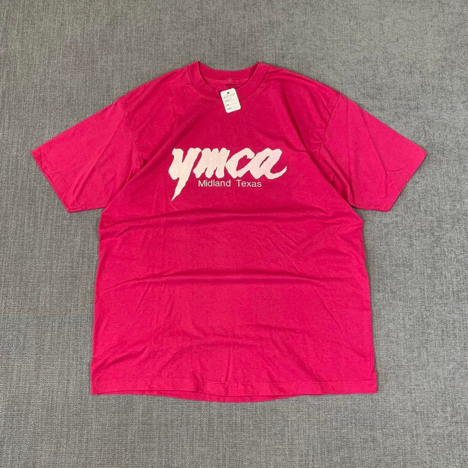Vintage Vintage Ymca Midland Texas pink t-shirt Size US XL / EU 56 / 4 - 1 Thumbnail