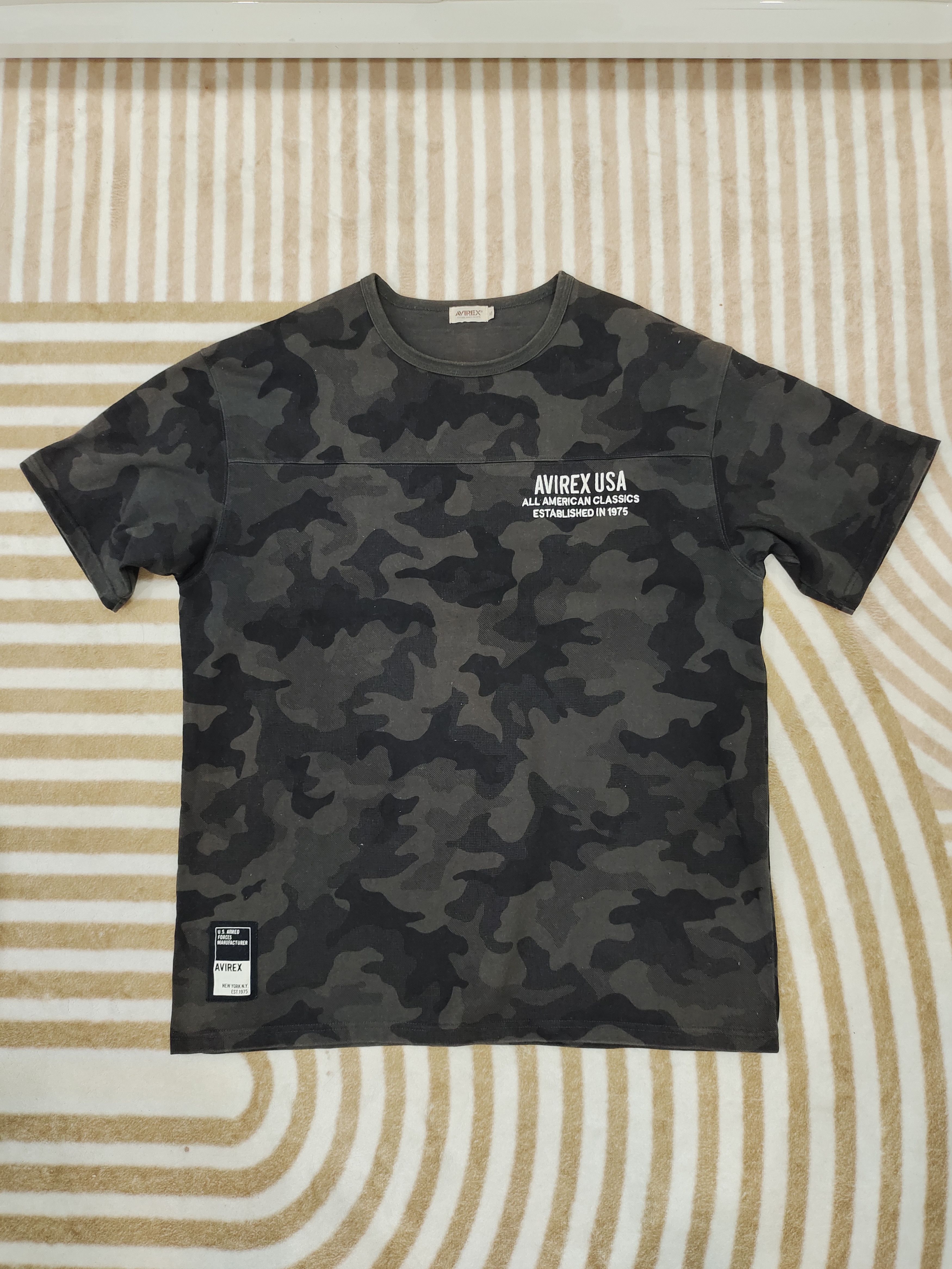 Avirex Vintage Avirex Camo Heavy Cotton T-shirts Size US XL / EU 56 / 4 - 2 Thumbnail