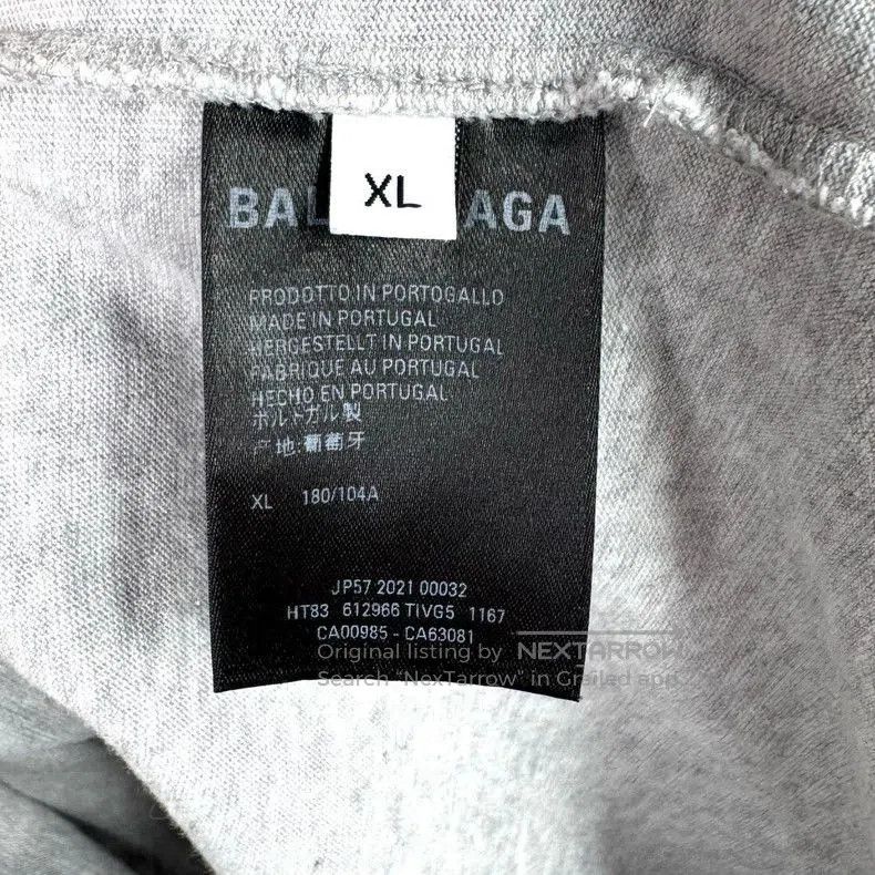 Balenciaga Balenciaga Embroidered Short Sleeve T-shirt. Size US XL / EU 56 / 4 - 4 Thumbnail