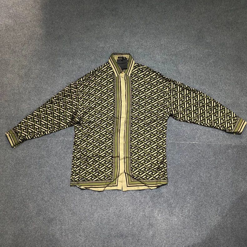 Versace Versace Medusa smiley face fashion long sleeve shirt Size US L / EU 52-54 / 3 - 2 Thumbnail