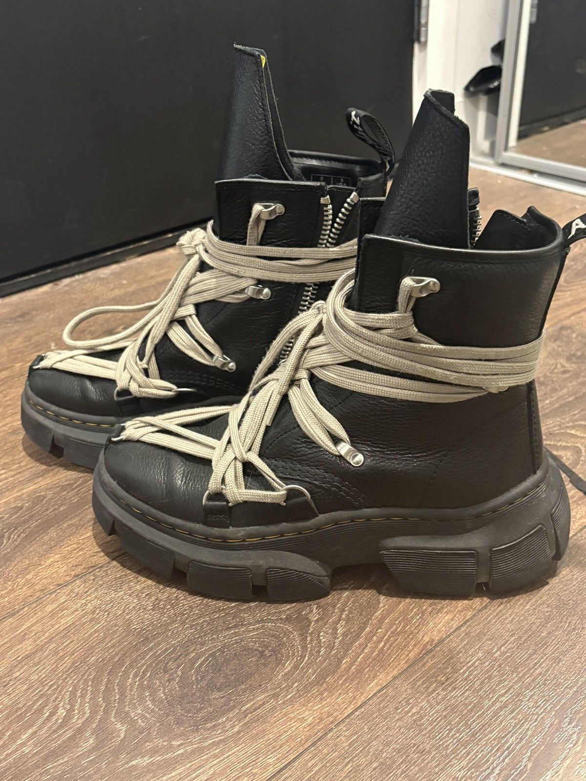 Rick Owens PENTAGRAM HIKING BOOT Rick Owens SS2018 “Dirt