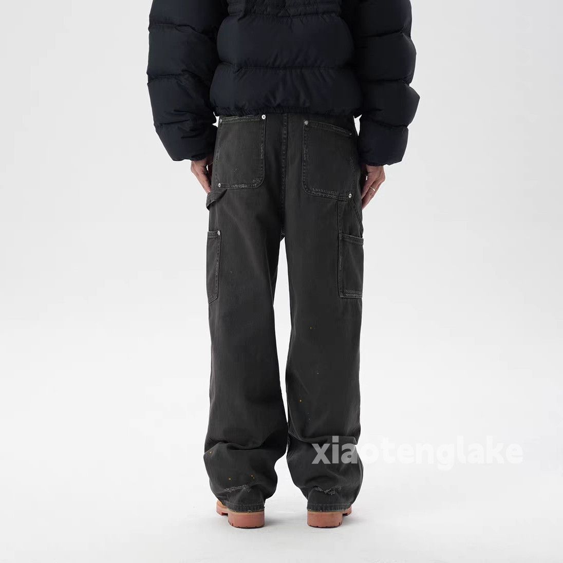 Vintage zx vintage wide Leg Balenciaga kith style carpenter pants Size US 36 / EU 52 - 5 Thumbnail