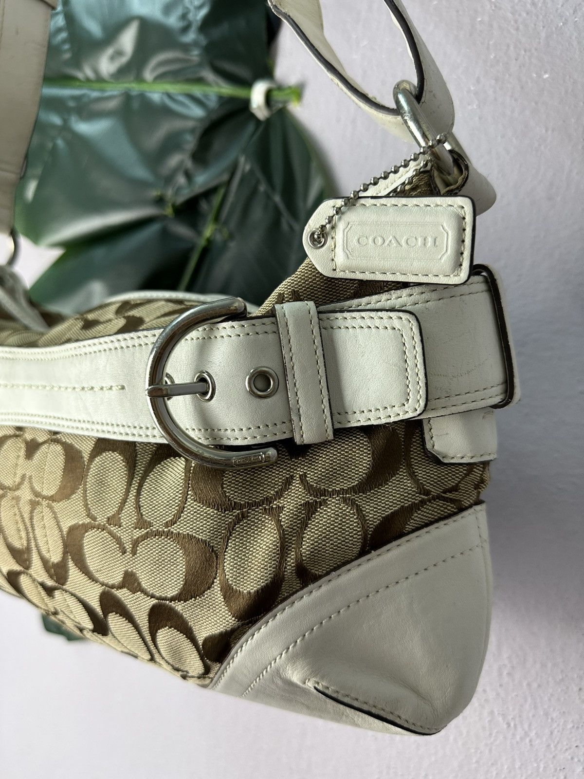 Coach × Genuine Leather Coach Handbag Size ONE SIZE - 4 Thumbnail