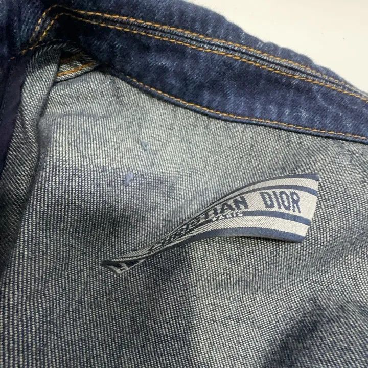 Dior Dior Casual Fashion Denim Jumpsuit 0079-2507 Size 35" - 4 Thumbnail