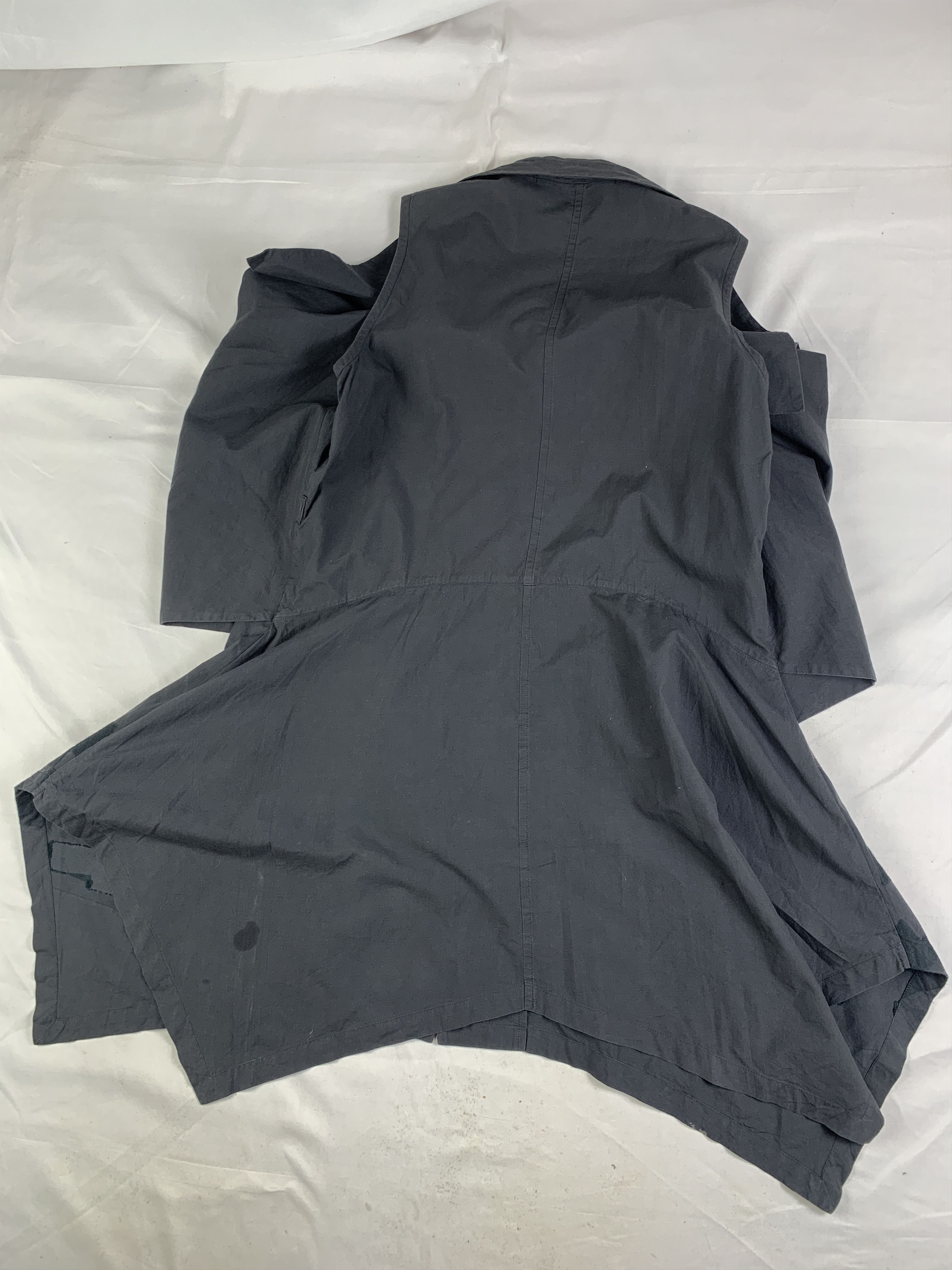 Japanese Brand KEIKO KISHI by nosh Black Wrapped Dressy Shirt (M) Size M / US 6-8 / IT 42-44 - 5 Thumbnail