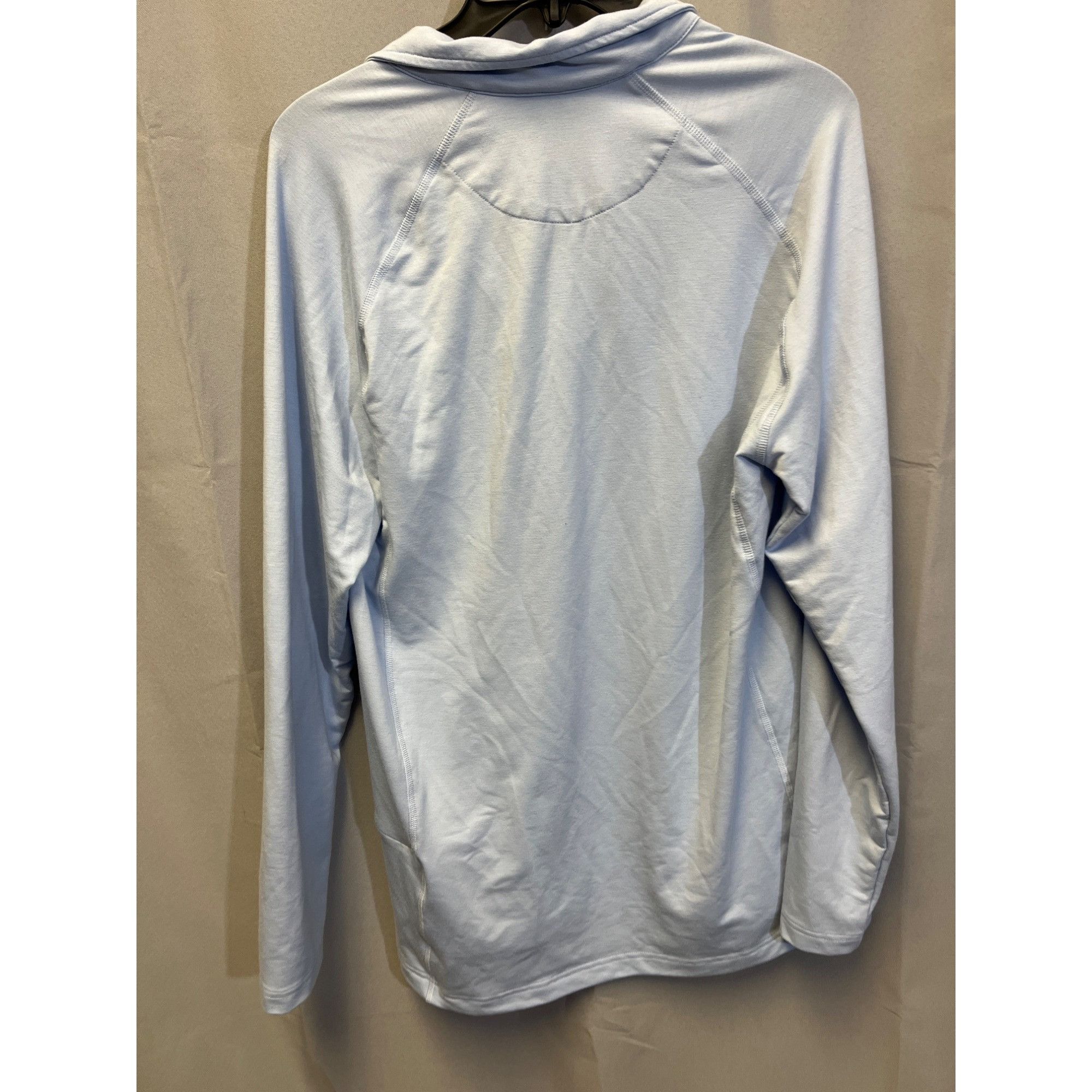 Lands' End Lands End Mens Light blue Quarter Zip Pullover Size M SKU 70 Size US M / EU 48-50 / 2 - 3 Thumbnail
