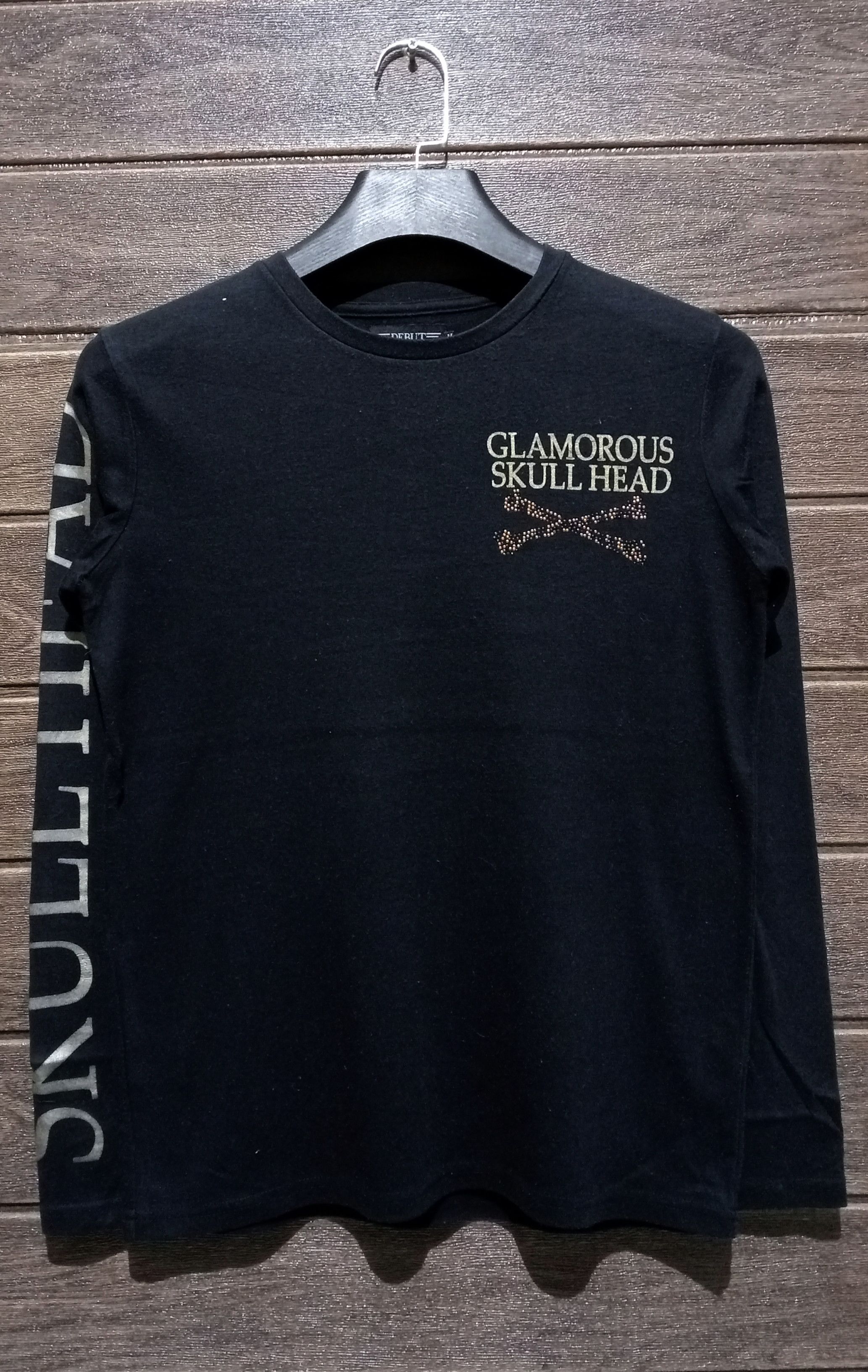 Japanese Brand VTG Punk Debut Le Mode Glamorous Skullhead Long Sleeve Tee Size US M / EU 48-50 / 2 - 4 Thumbnail