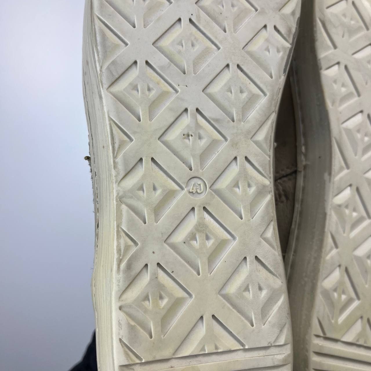 Other Roberto Santi Selection Gold Leather High Top Sneakers EU 40 Size US 8 / IT 38 - 12 Thumbnail