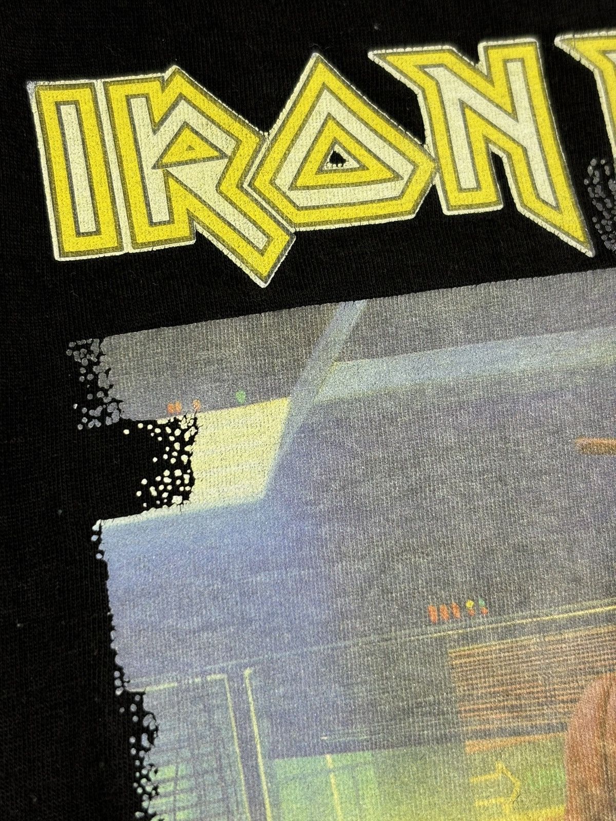 Iron Maiden × Metallica × Pink Floyd RARE 1986 IRON MAIDEN Derek Riggs USA Stranger In A Strange Land Rock T-Shirt M Size US M / EU 48-50 / 2 - 12 Thumbnail