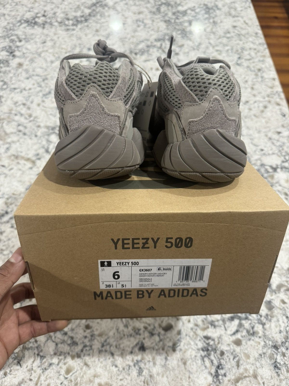 Adidas × Kanye West Adidas Yeezy 500 Ash Grey Size US 6 / EU 39 - 3 Thumbnail