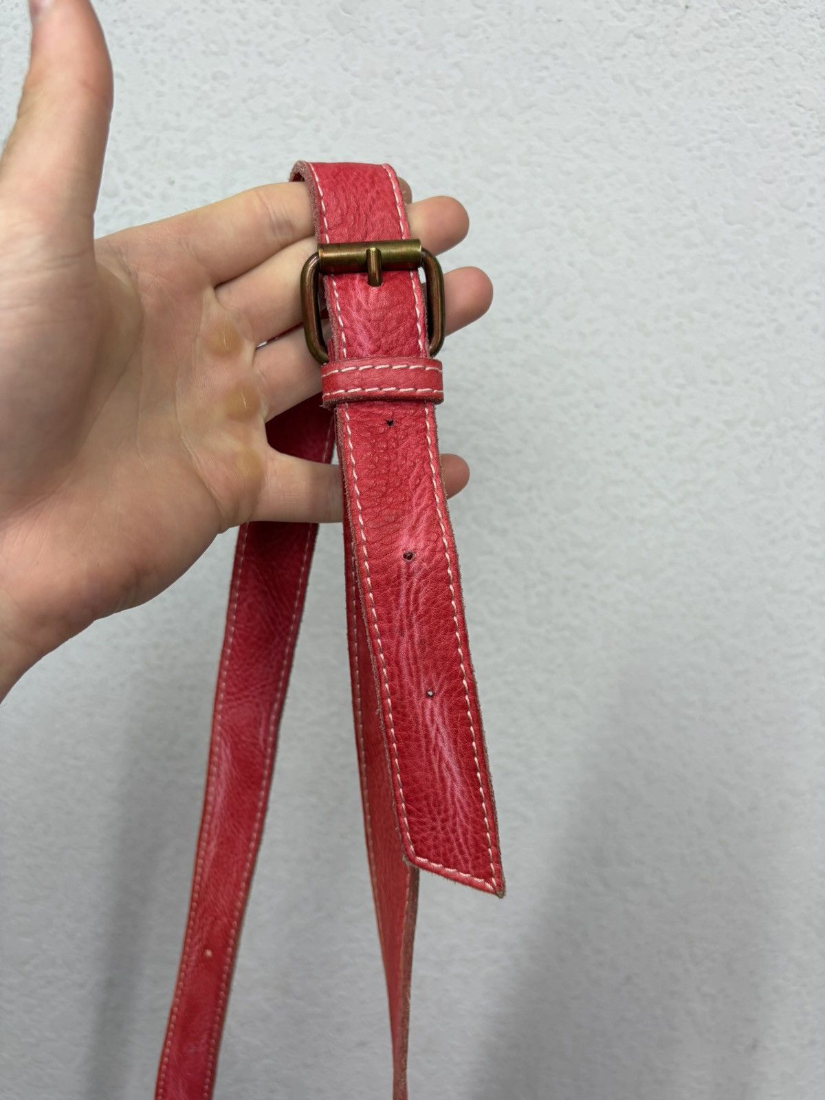 KMRii Balenciaga City Style Red Distressed Leather Bag Y2K Archive Size ONE SIZE - 25 Thumbnail