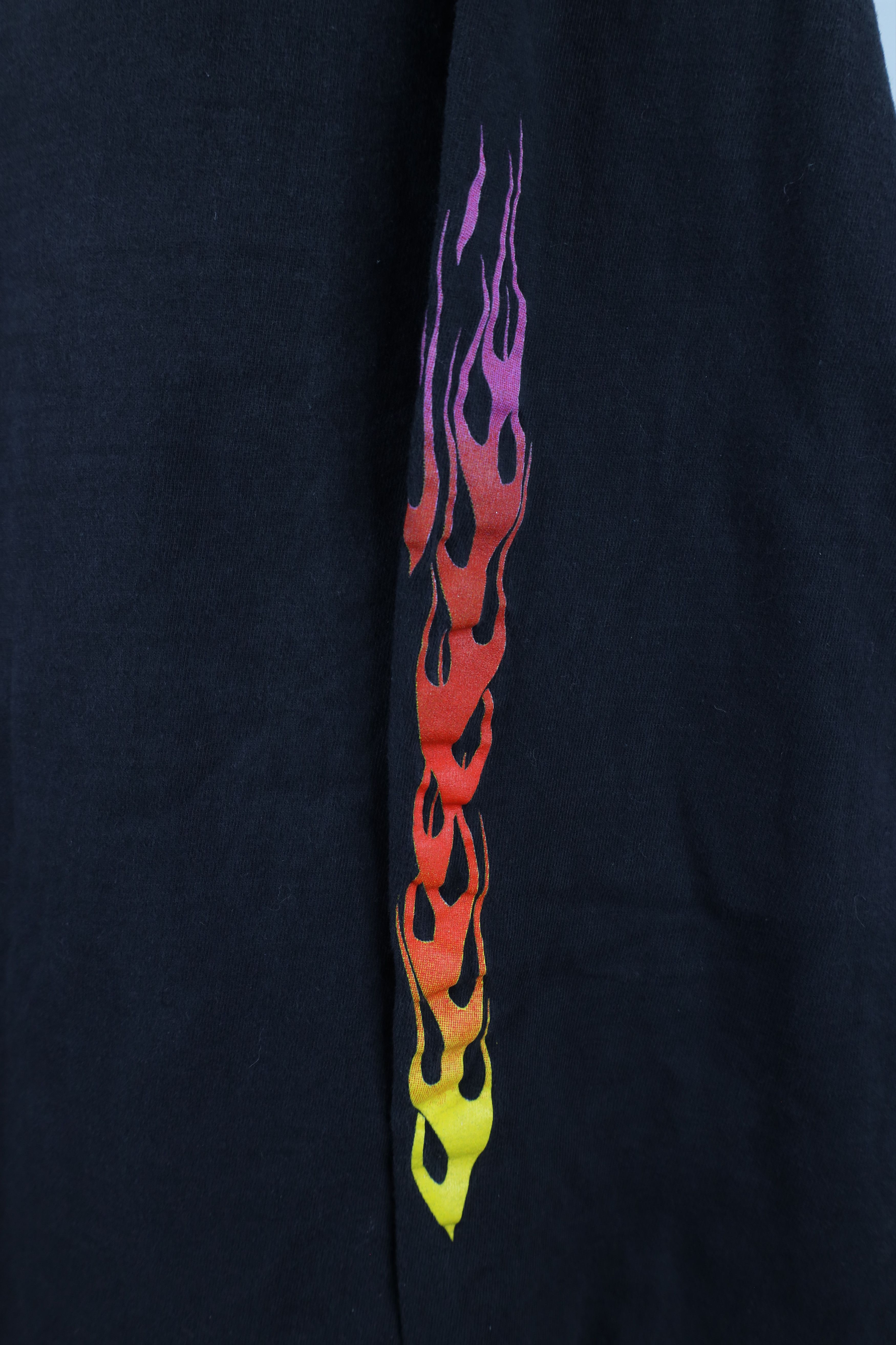 Vintage Vintage 90s Freightliner Fire Flames Long Sleeve T-Shirt Size US XL / EU 56 / 4 - 4 Thumbnail