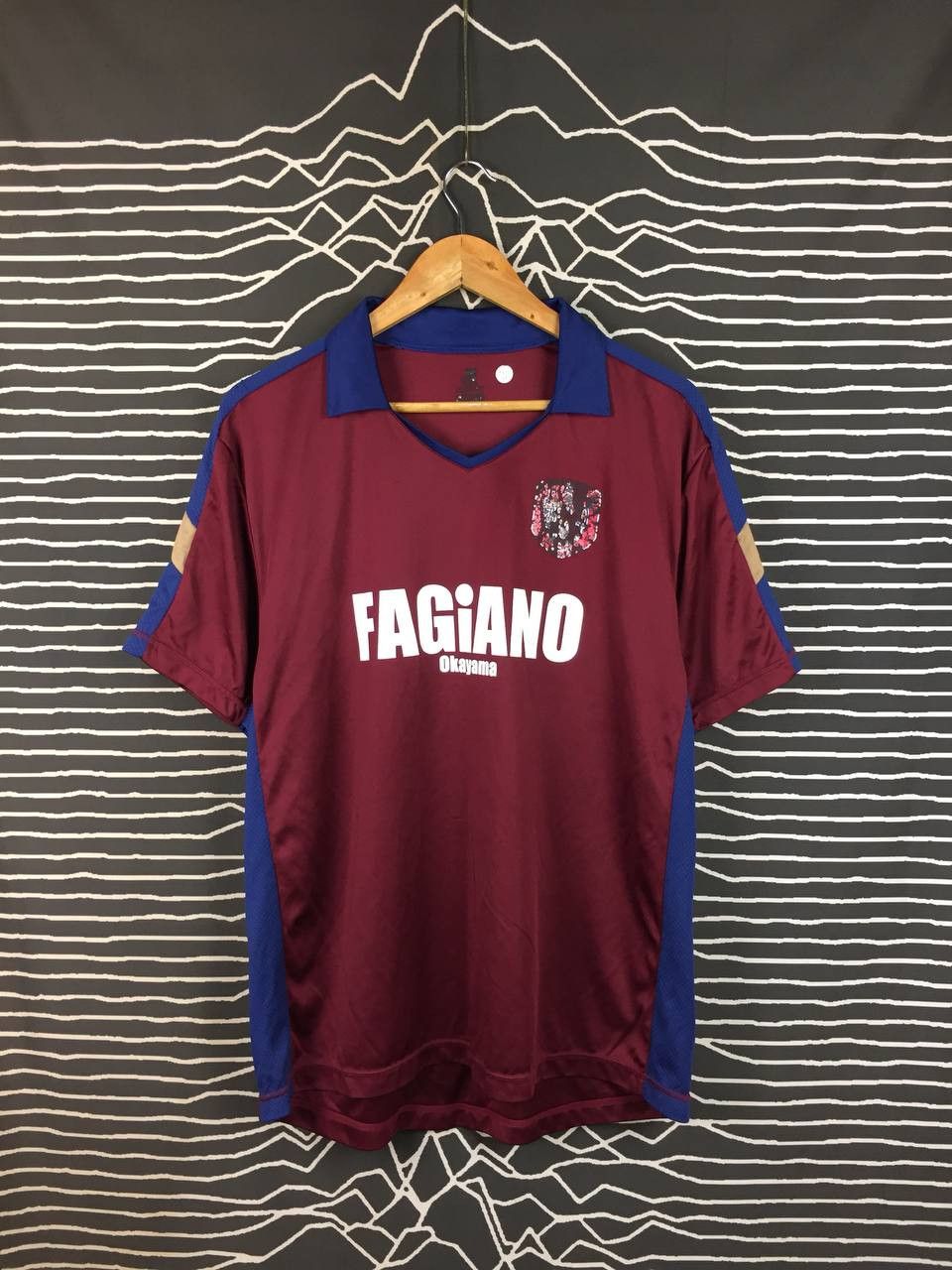 Japanese Brand J.League Official Goods Fagiano Okayama FC Jersey Size US L / EU 52-54 / 3 - 2 Thumbnail