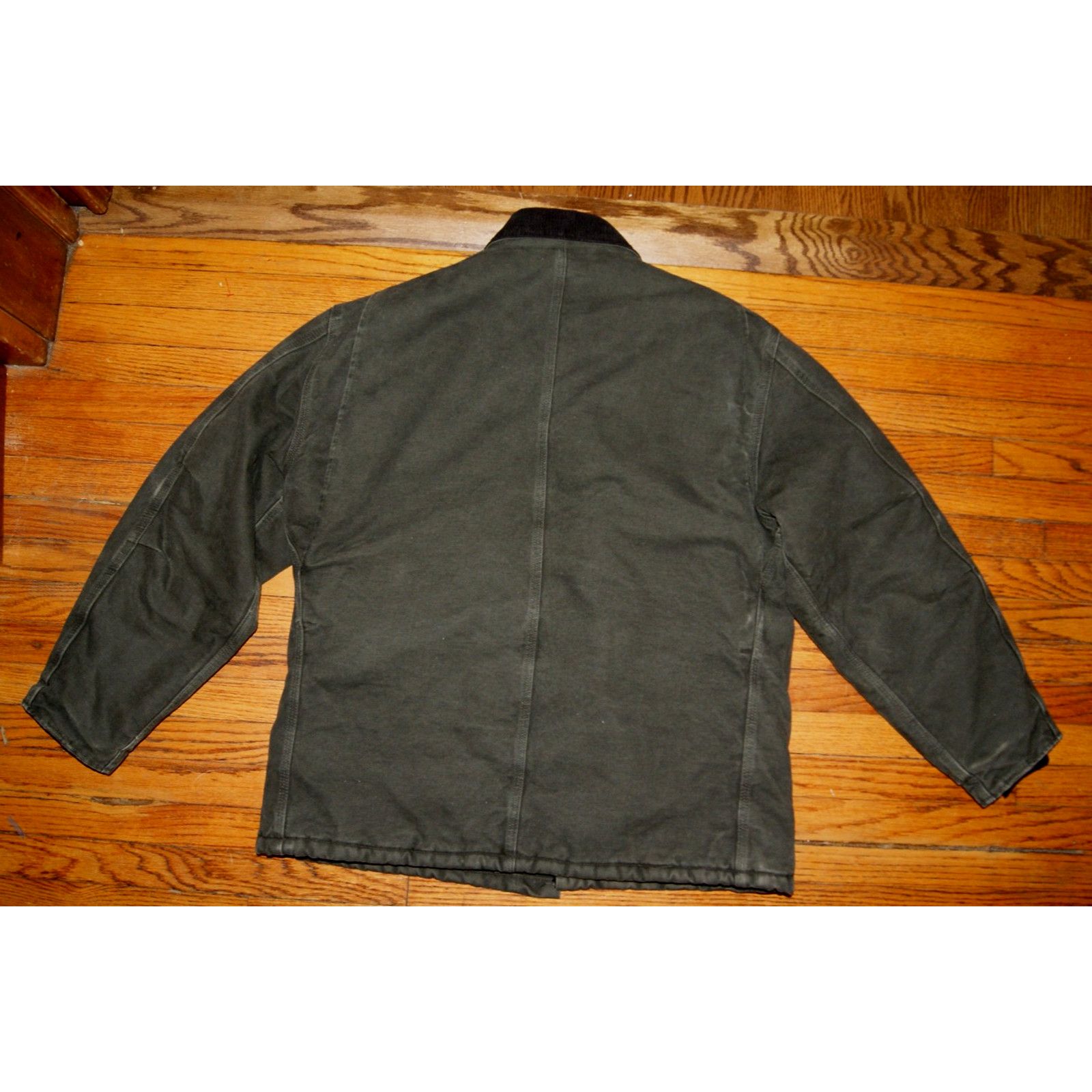 Carhartt VTG Carhartt Moss Green Quilted Jacket Mens XL Canvas Coat Size US XL / EU 56 / 4 - 7 Thumbnail