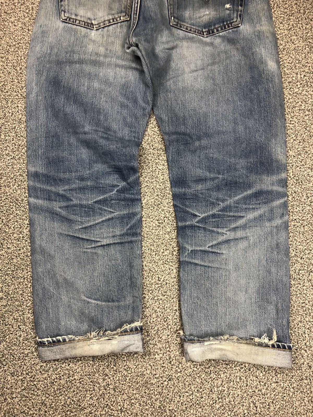 Japanese Brand × Levi's × Vintage Vintage 90s Distressed Levis 551 ZXX Salvage Jeans Size US 32 / EU 48 - 11 Thumbnail