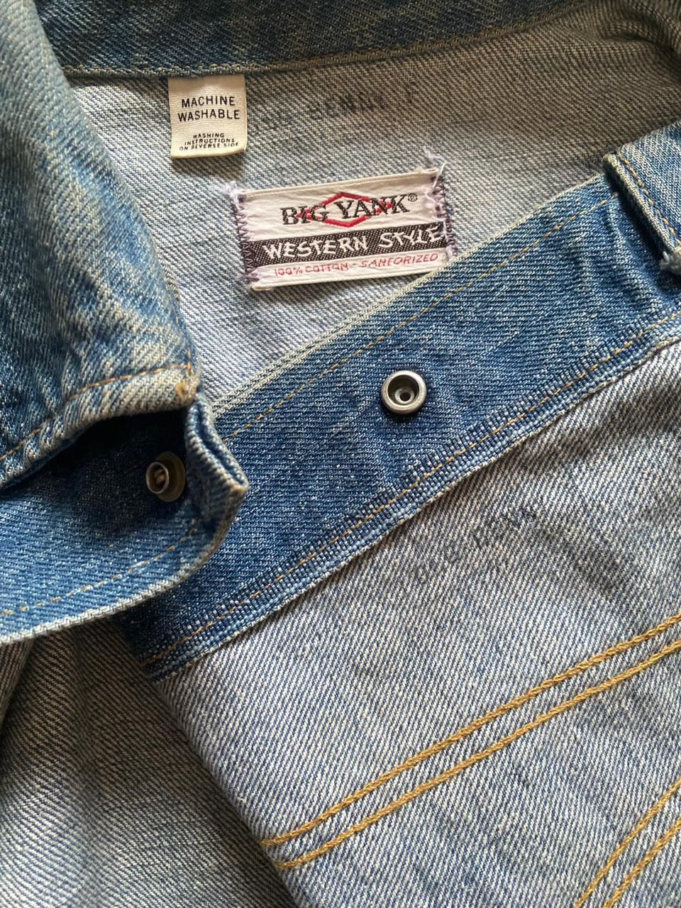 Vintage 60s Big Yank Denim Jackets Size US S / EU 44-46 / 1 - 5 Thumbnail