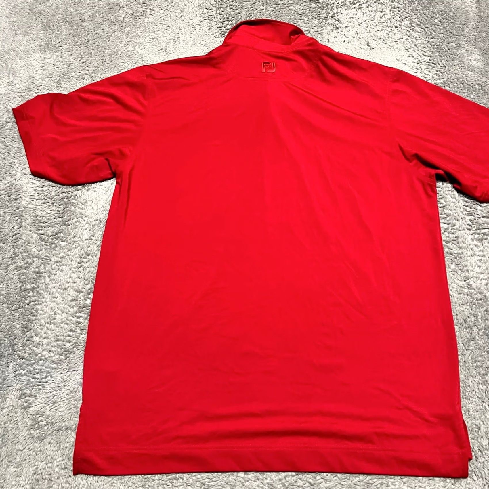 Footjoy FootJoy Golf Polo Shirt Mens Large Red Cadillac Performance Shirt Size US L / EU 52-54 / 3 - 3 Thumbnail