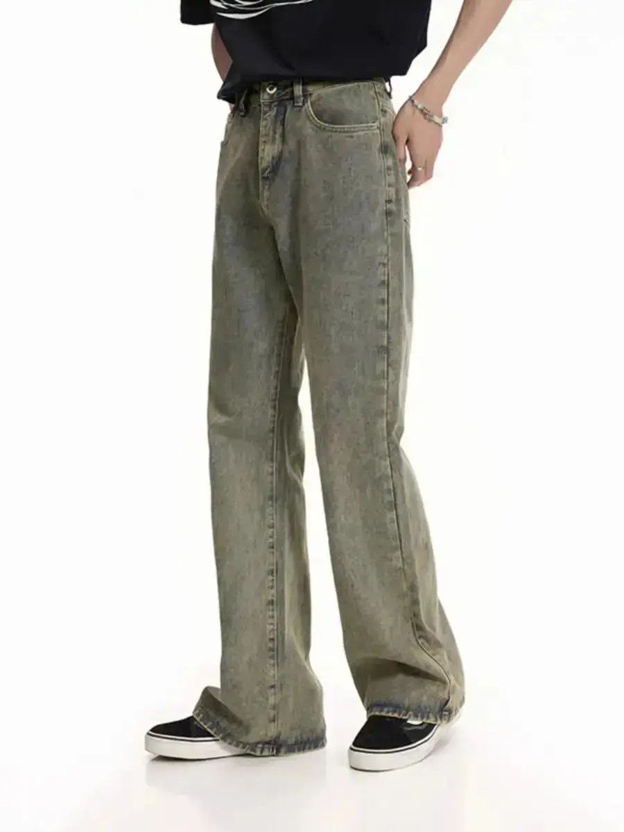 Japanese Brand Vintage made old casual jeans versatile micro flare trousers Size US 32 / EU 48 - 1 Thumbnail