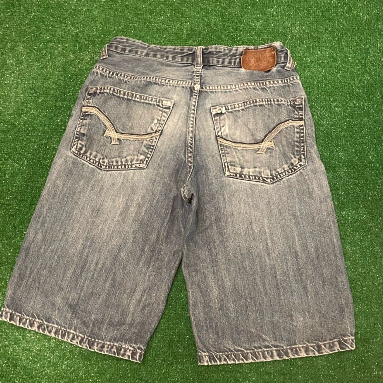 Ecko Unltd. VINTAGE Ecko Unltd Baggy Skater Grunge Jean Shorts VTG Mens Size 30 Jeans Dark Blue Size US 30 / EU 46 - 5 Thumbnail
