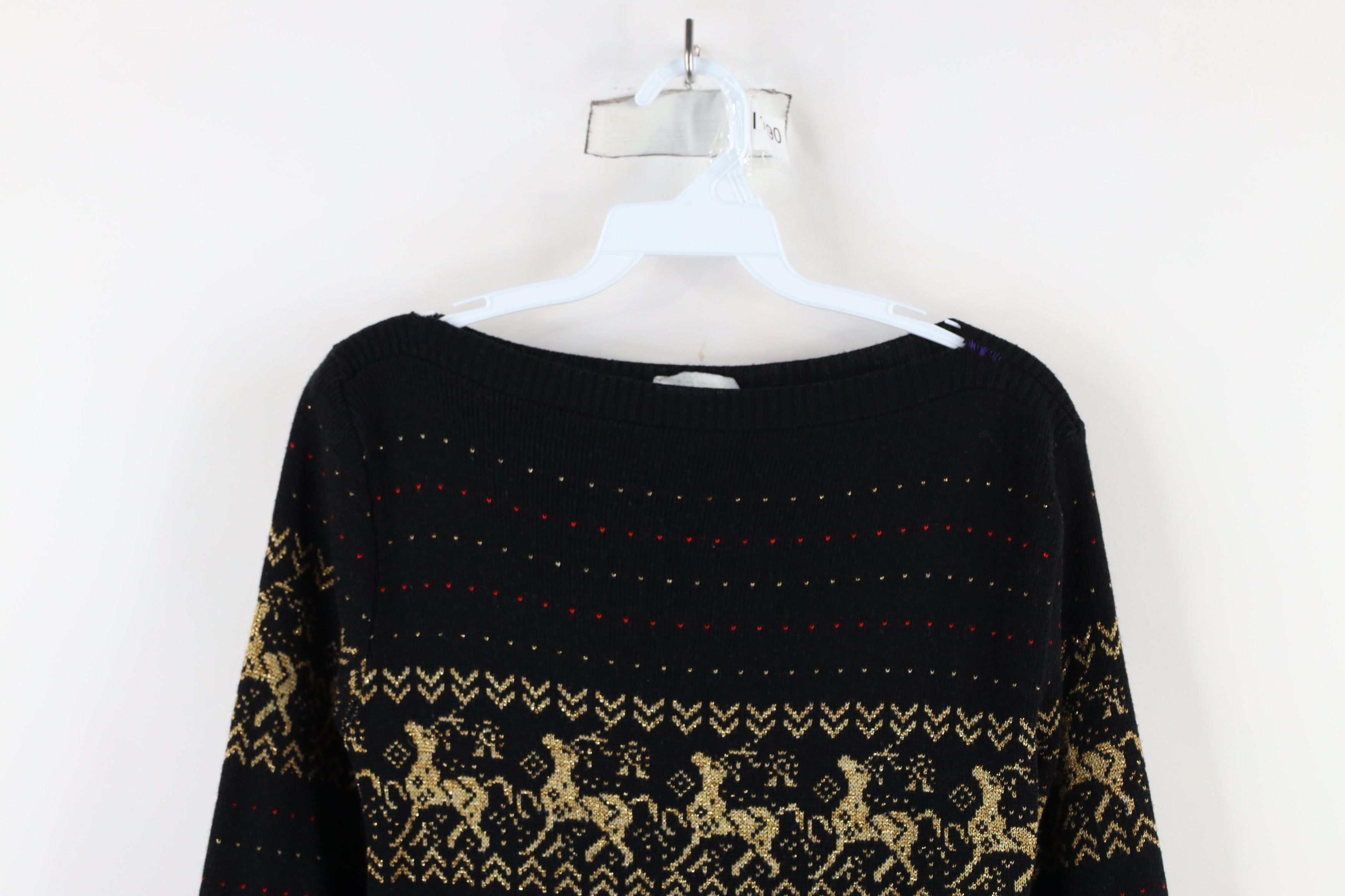 Vintage Vintage 70s Streetwear Christmas Reindeer Knit Sweater USA Size S / US 4 / IT 40 - 2 Thumbnail