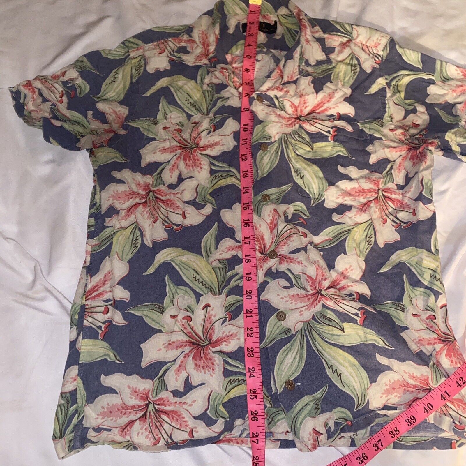 Polo Ralph Lauren Polo Ralph Lauren Floral Linen Blend Shirt Men Size Medium Size US M / EU 48-50 / 2 - 6 Thumbnail