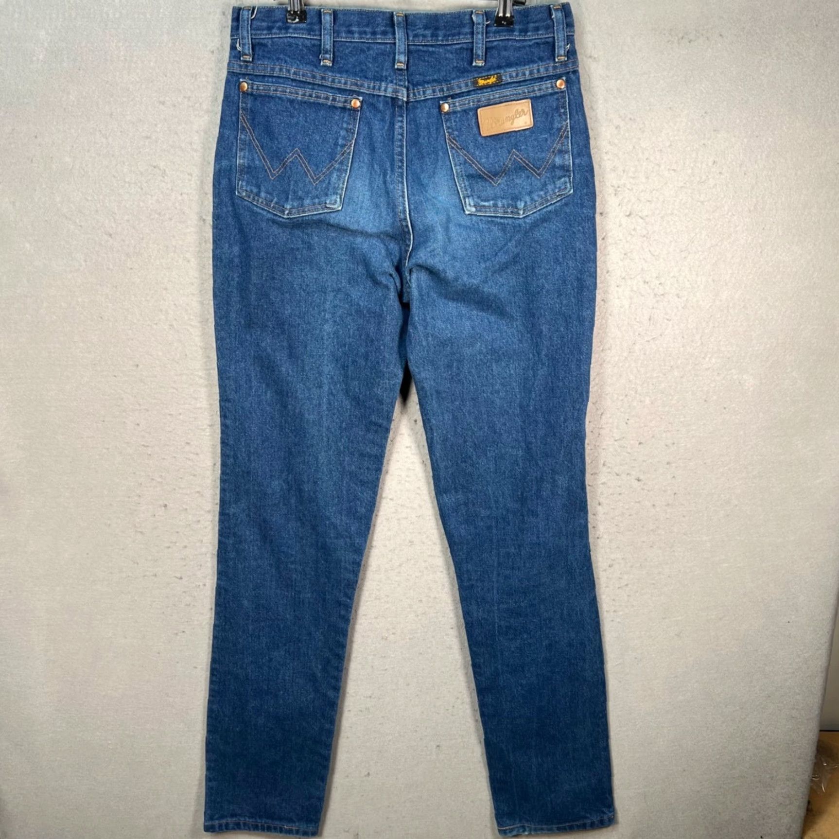 Wrangler Wrangler Jeans Slim Straight Denim 32 x 36 Mens Blue Regular 5-Pocket Design Denim Jeans Vintage No Size US 32 / EU 48 - 2 Thumbnail