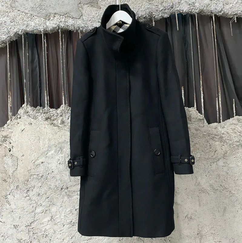 Burberry Burberry Black Cashmere Long Coat for Men Size US M / EU 48-50 / 2 - 1 Thumbnail