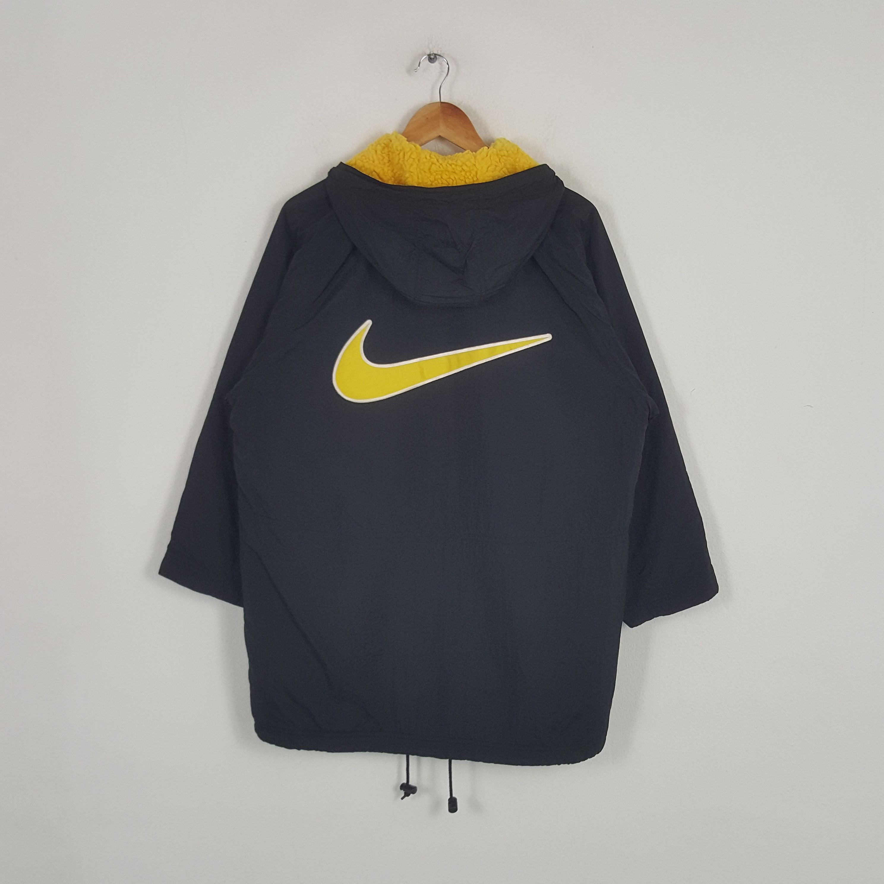 Nike × Vintage Vintage Nike Big Swoosh American Winter Jacket Size US L / EU 52-54 / 3 - 3 Thumbnail