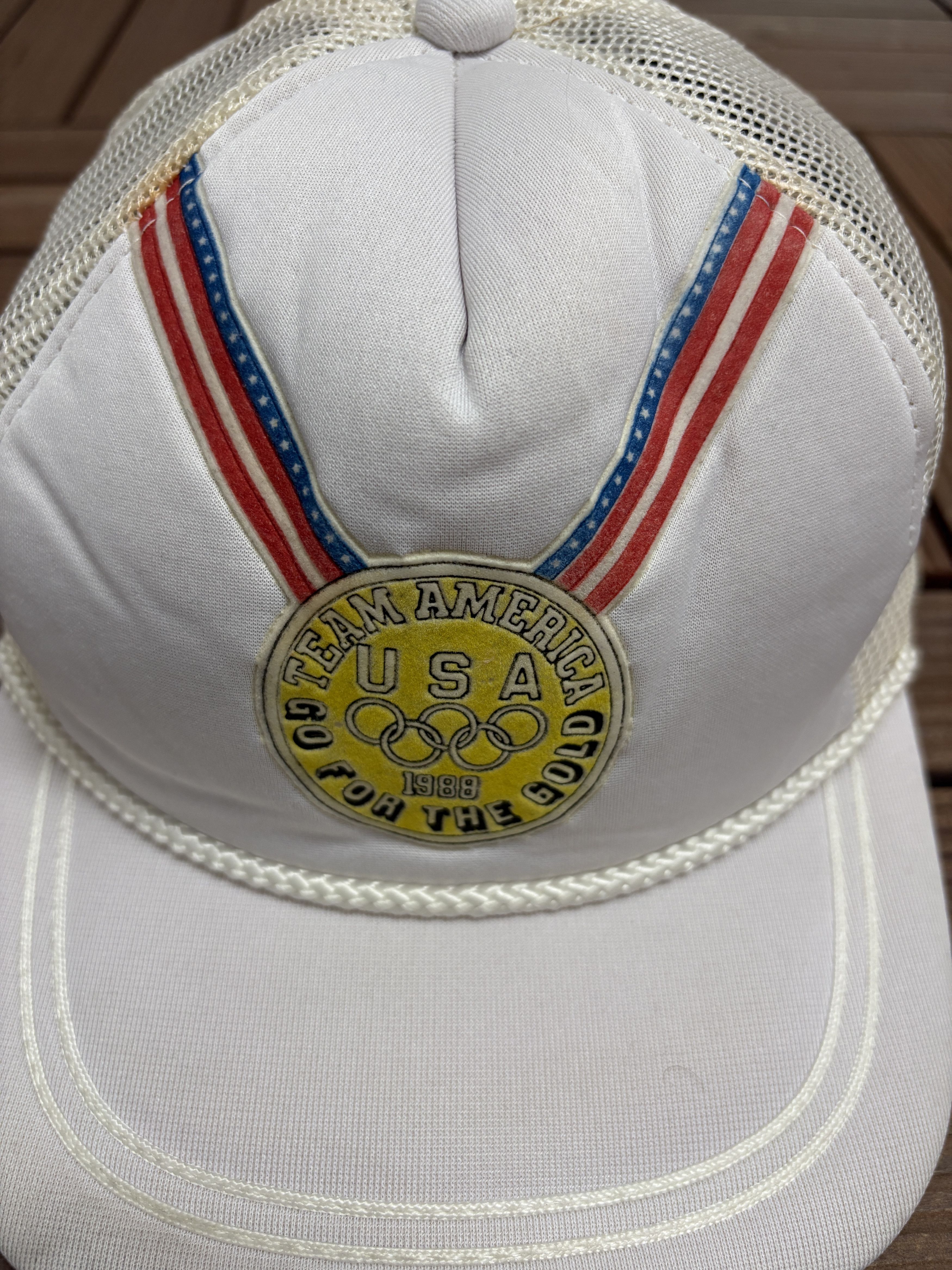 Vintage Team America Olympics 1988 Vintage Snap Back Hat Size ONE SIZE - 3 Thumbnail