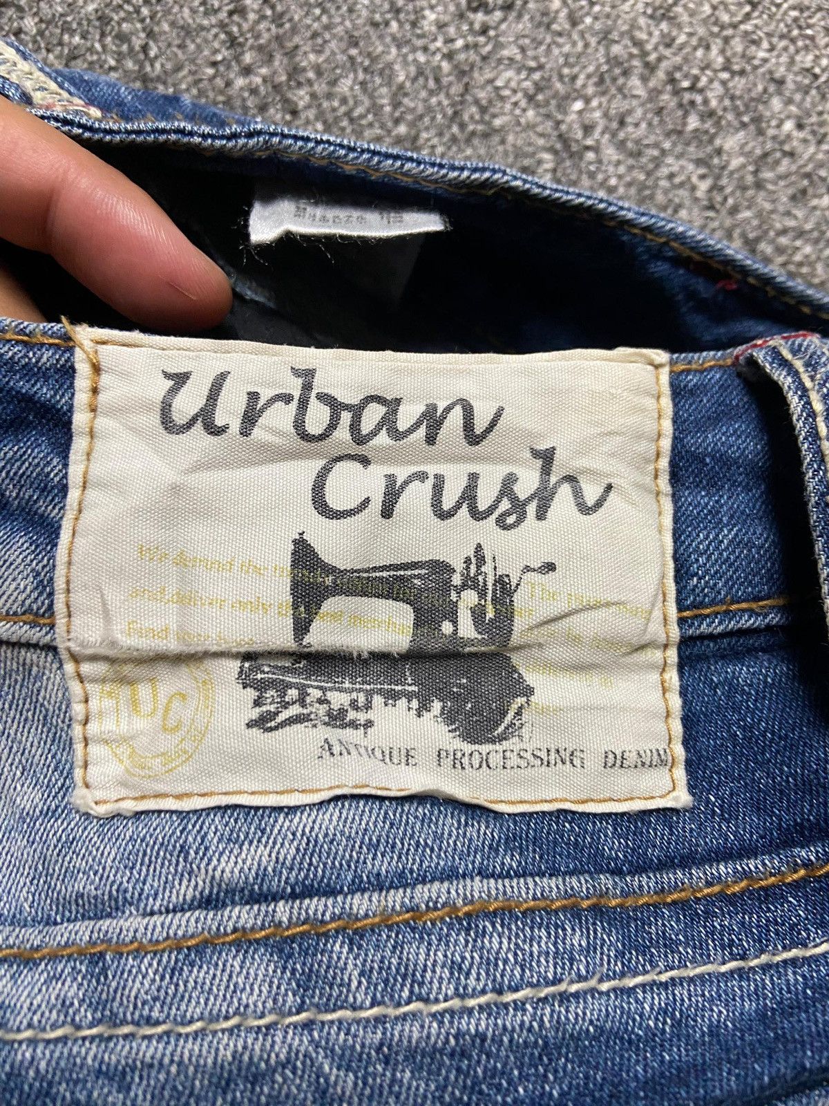 Japanese Brand × Vintage Vintage Urban Crush Distressed Denim Jeans (122) Size US 29 - 6 Thumbnail