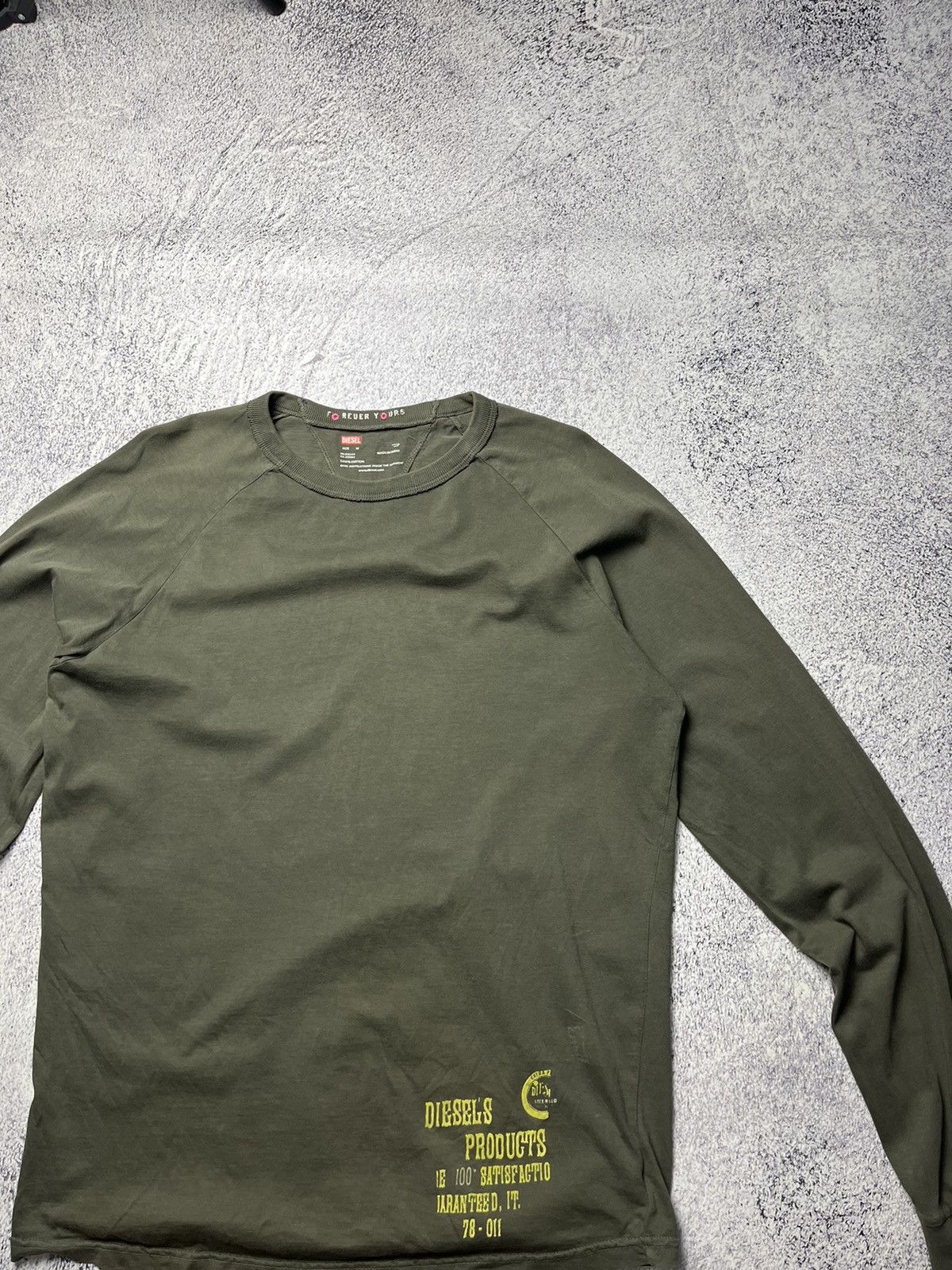 Diesel Vintage Avant Garde Diesel long Sleeve Big Logo size M Size US M / EU 48-50 / 2 - 7 Thumbnail