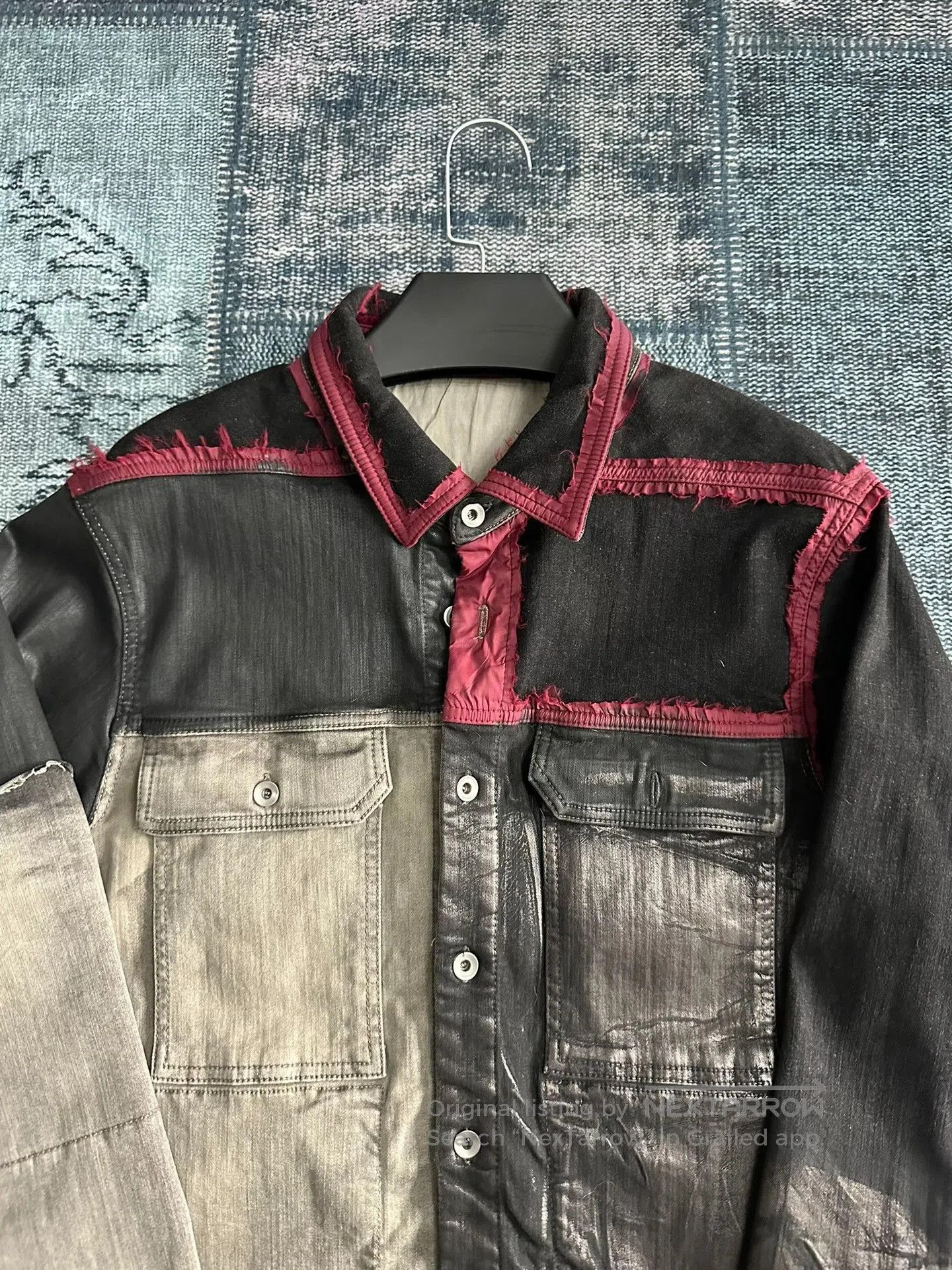 Rick Owens Drkshdw Rick Owens Waxed Panel Jacket. Size US M / EU 48-50 / 2 - 2 Thumbnail