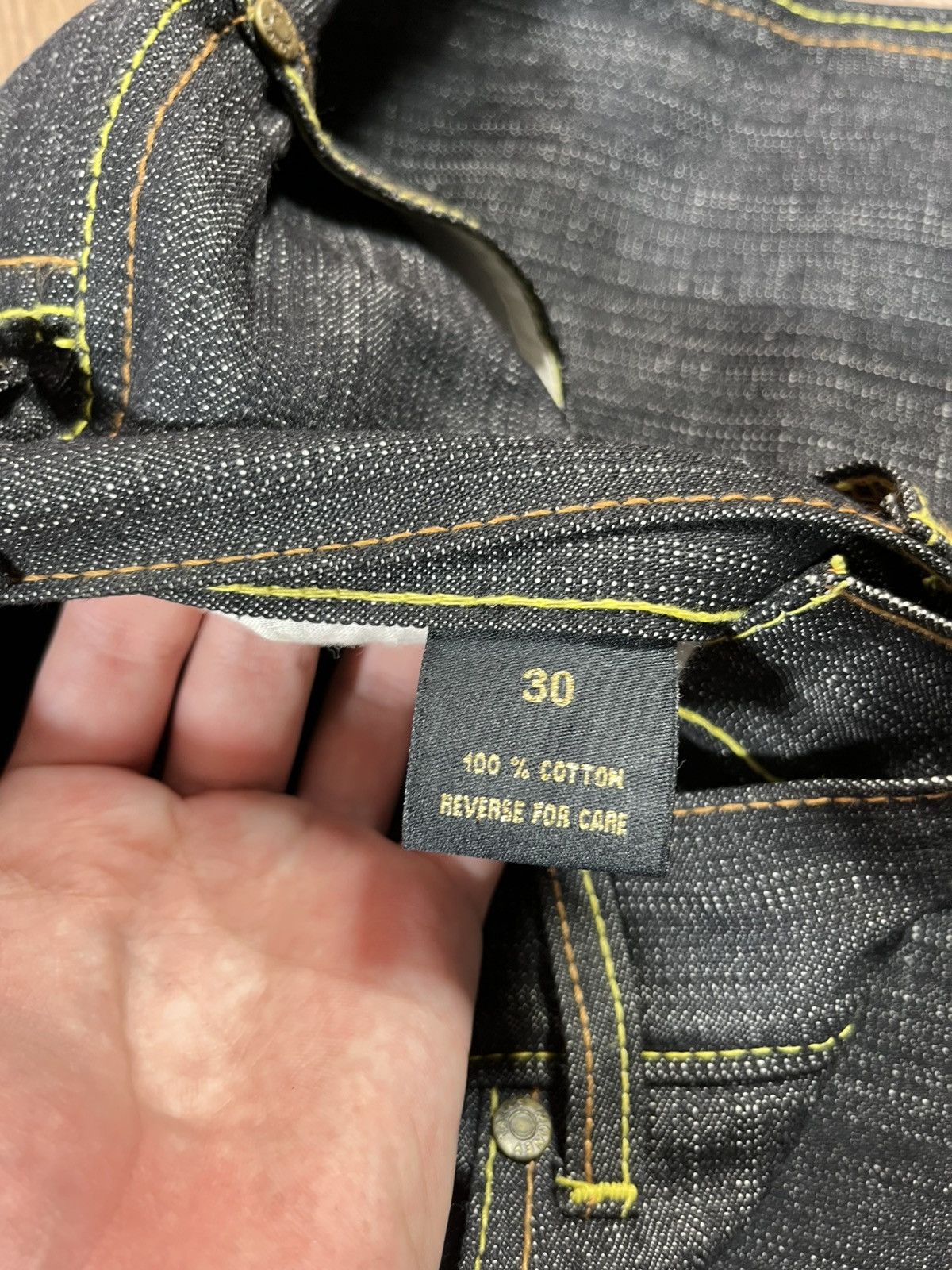 Japanese Brand × Vintage Vintage Money Talks Japanese Archival Evisu Style Jeans Size US 30 / EU 46 - 9 Thumbnail