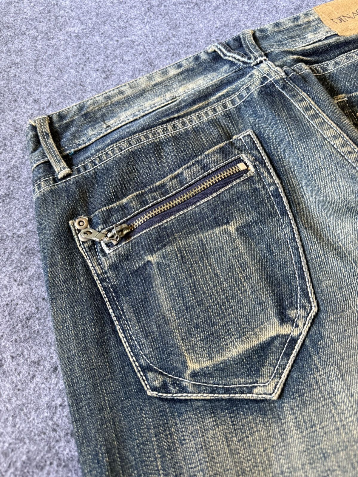 Hysteric Glamour × Japanese Brand Dinassy Japan Mud Wash Paint Splatter Jeans Size US 31 - 16 Thumbnail