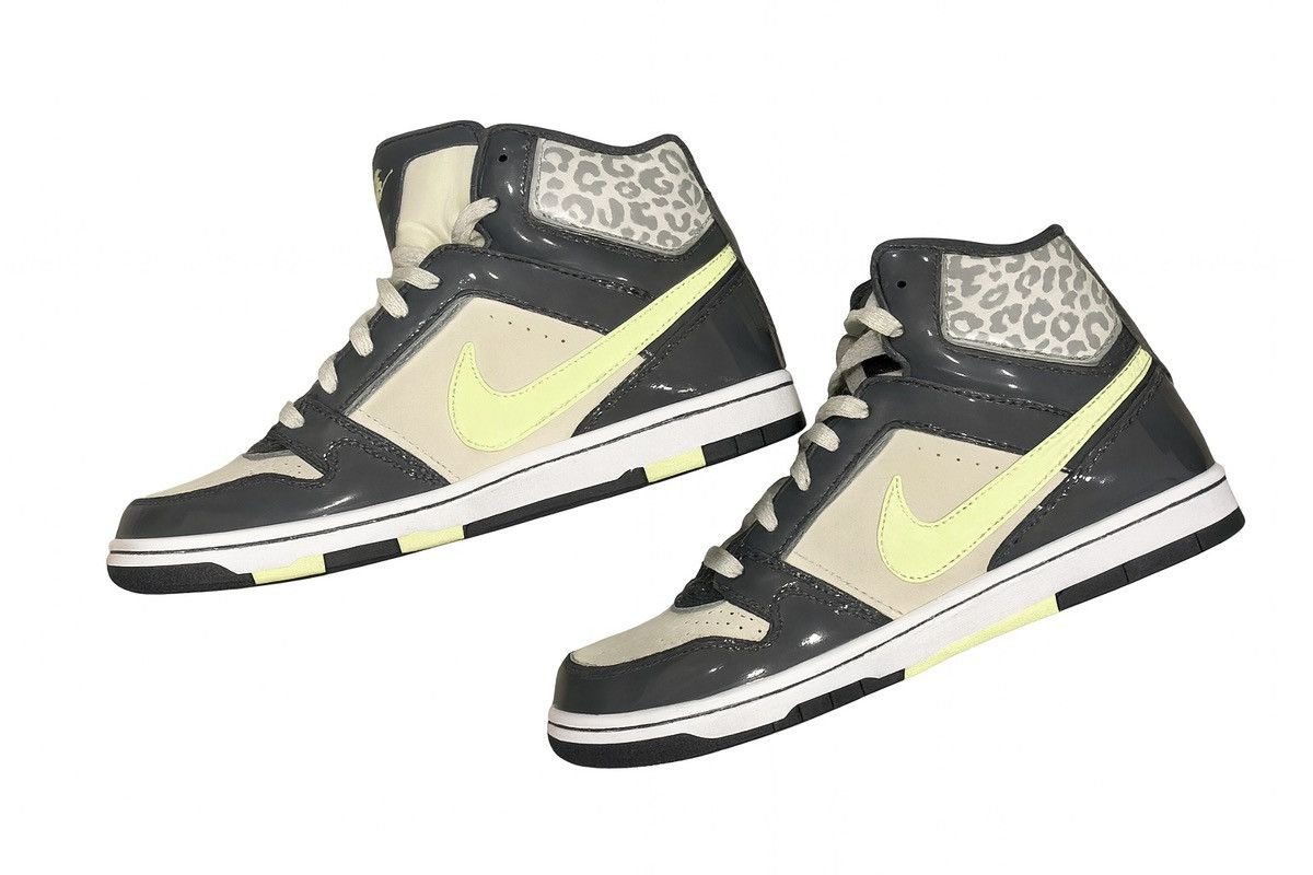 Nike Nike Dunk High GS 2012 “Anthracite Volt Leopard”- 9Y/W10 Size US 10 / IT 40 - 2 Thumbnail