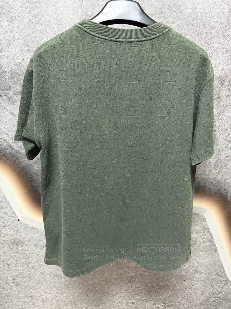 Louis Vuitton Louis Vuitton Dark green full print short sleeves Size US M / EU 48-50 / 2 - 2 Thumbnail