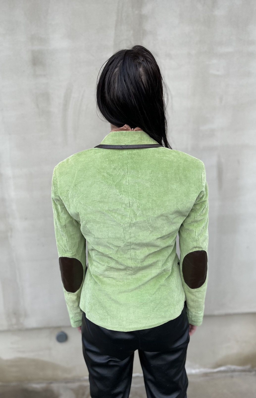 Escada Escada Sport Women Blazer Jacket Green Cotton Polyester Size XS / US 0-2 / IT 36-38 - 2 Thumbnail