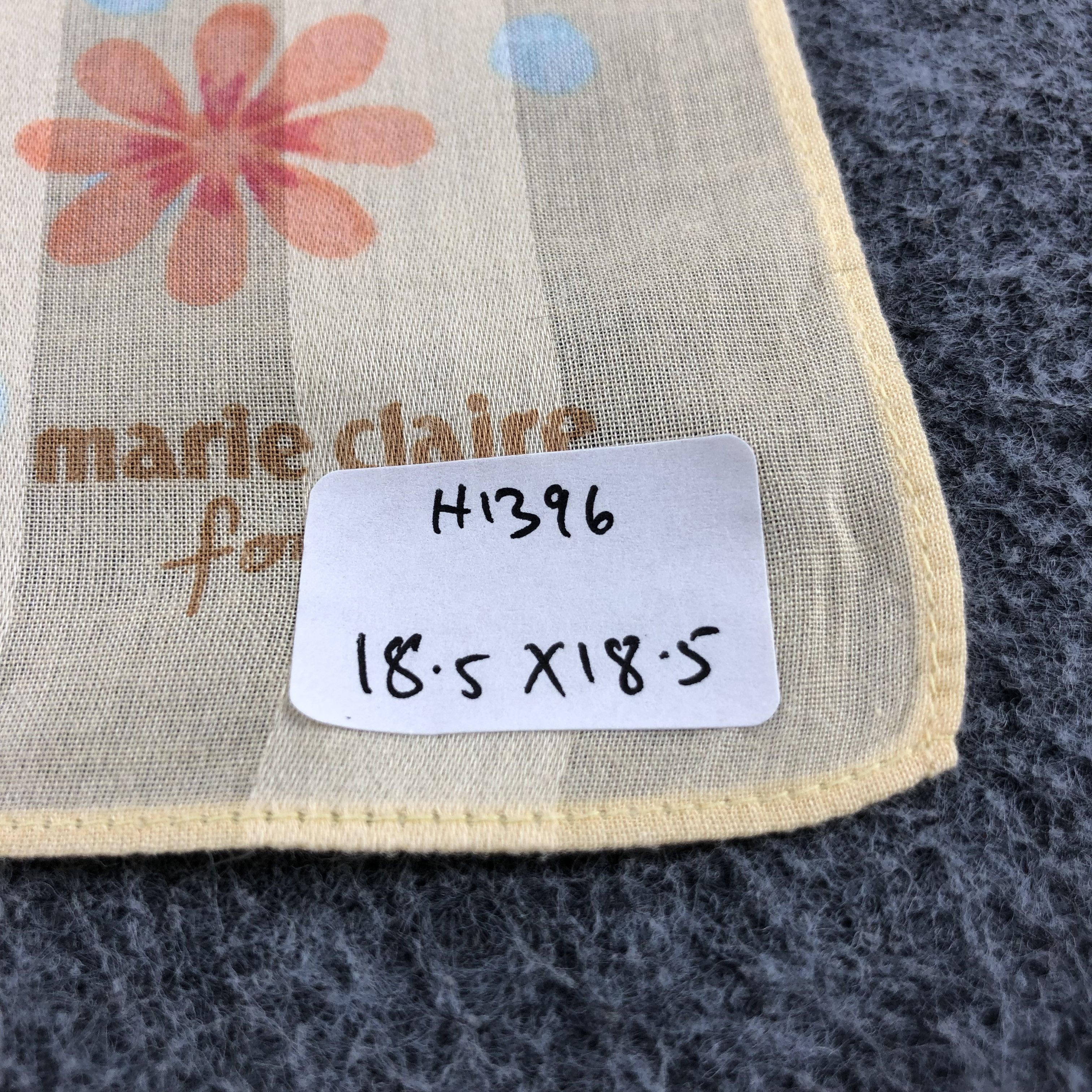 Japanese Brand Marie Claire Handkerchief Neckerchief Bandana H1396 Size ONE SIZE - 5 Thumbnail