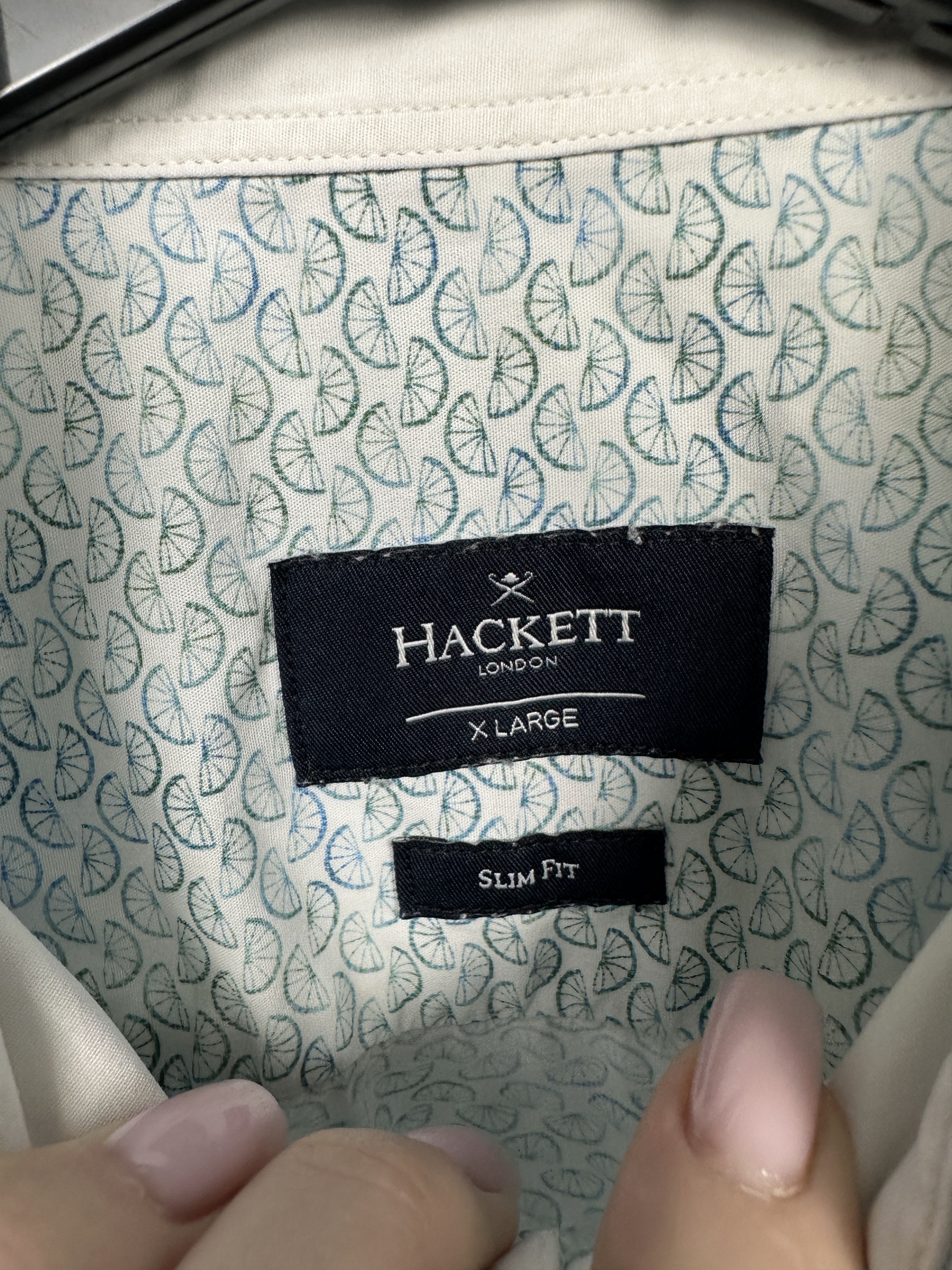 Hackett Hackett Mens Long Sleeve Shirt Slim Fit Size US XL / EU 56 / 4 - 3 Thumbnail