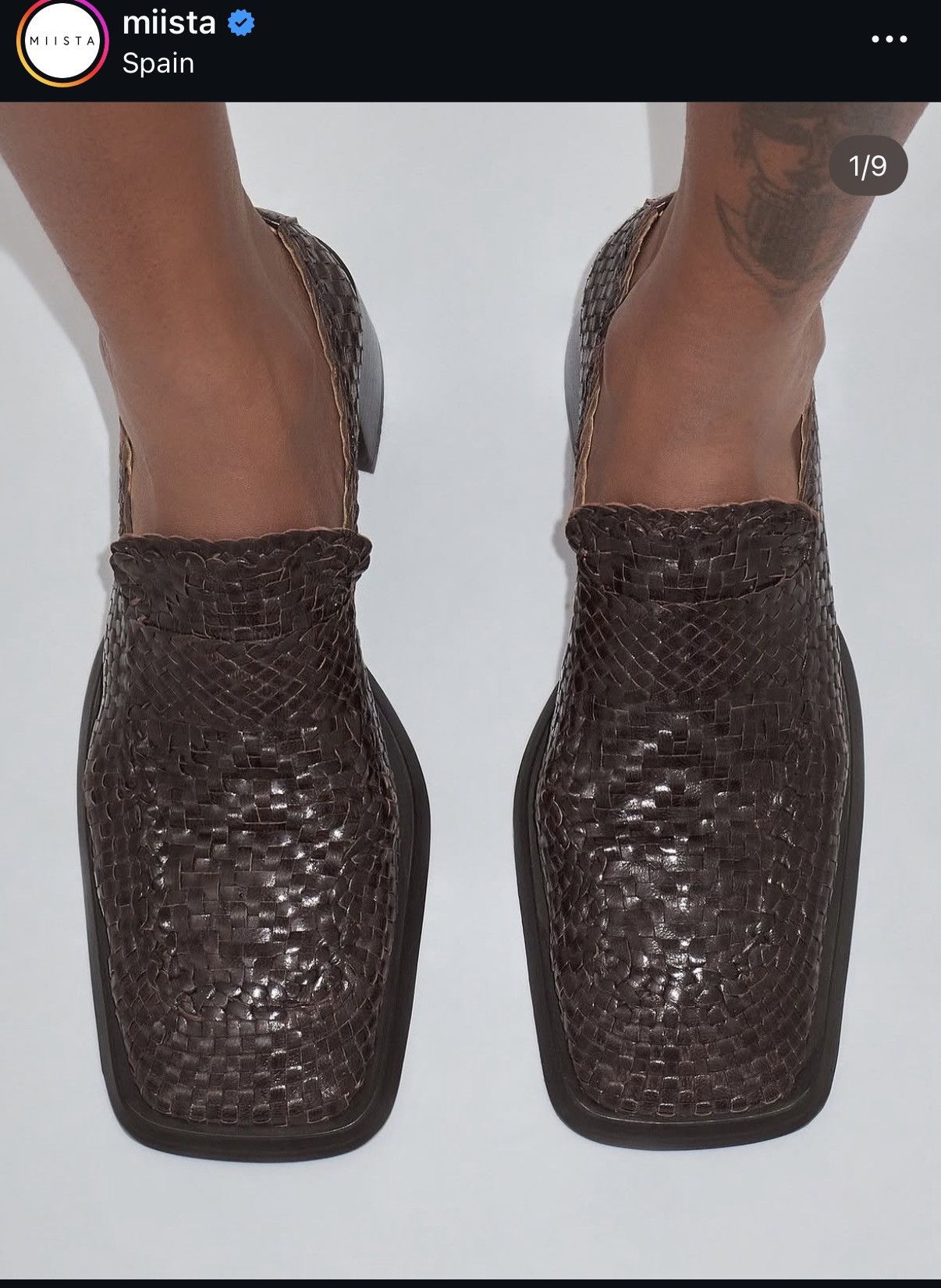 Miista Miista Ligia Brown Woven Loafers Size US 9 / IT 39 - 12 Thumbnail