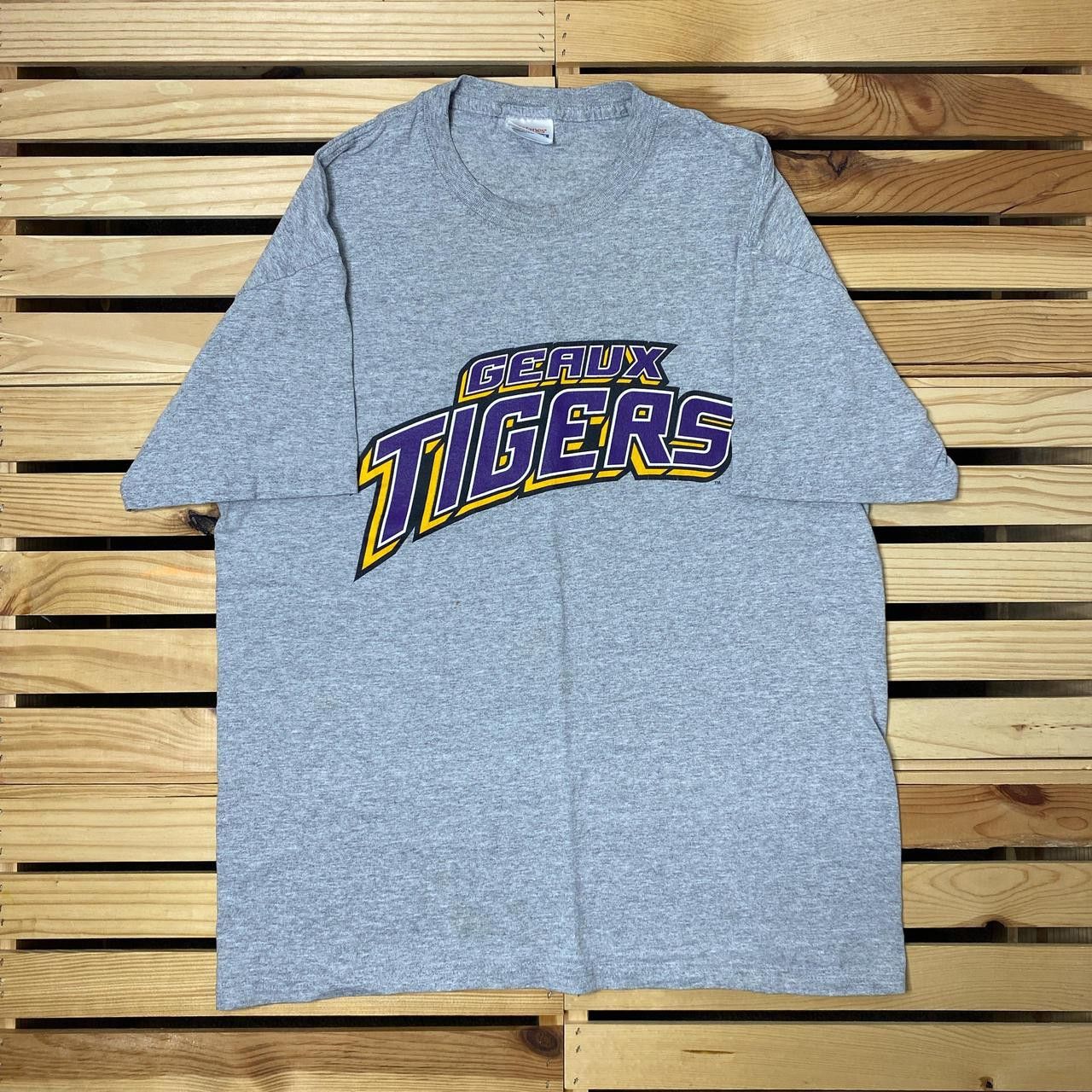 Hanes Vintage LSU Louisiana State University Gray Tee Size Large Size US L / EU 52-54 / 3 - 1 Thumbnail
