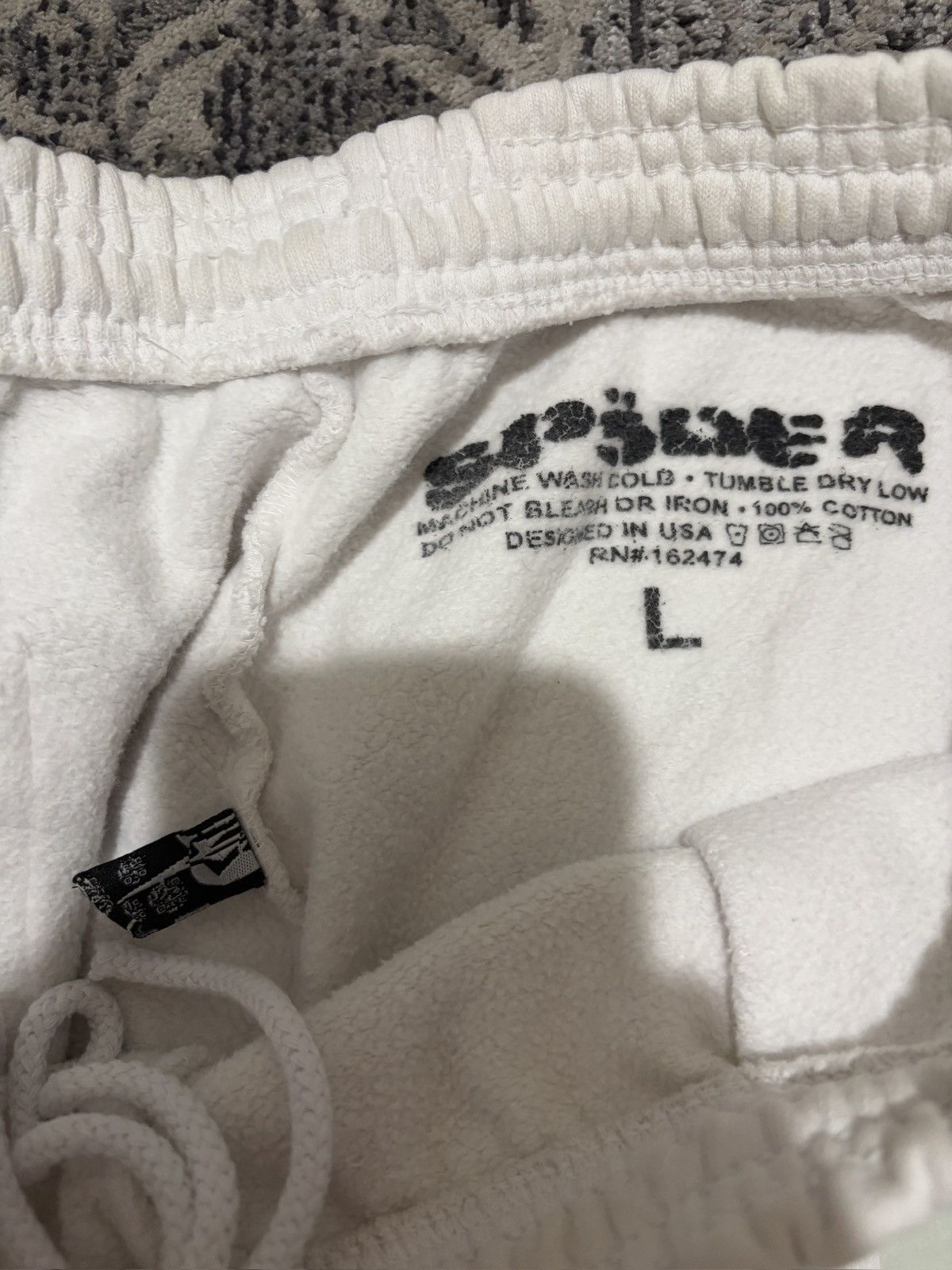 Sp5der Sp5der Worldwide Sweatpants - Egg Shell Size US 32 / EU 48 - 3 Thumbnail