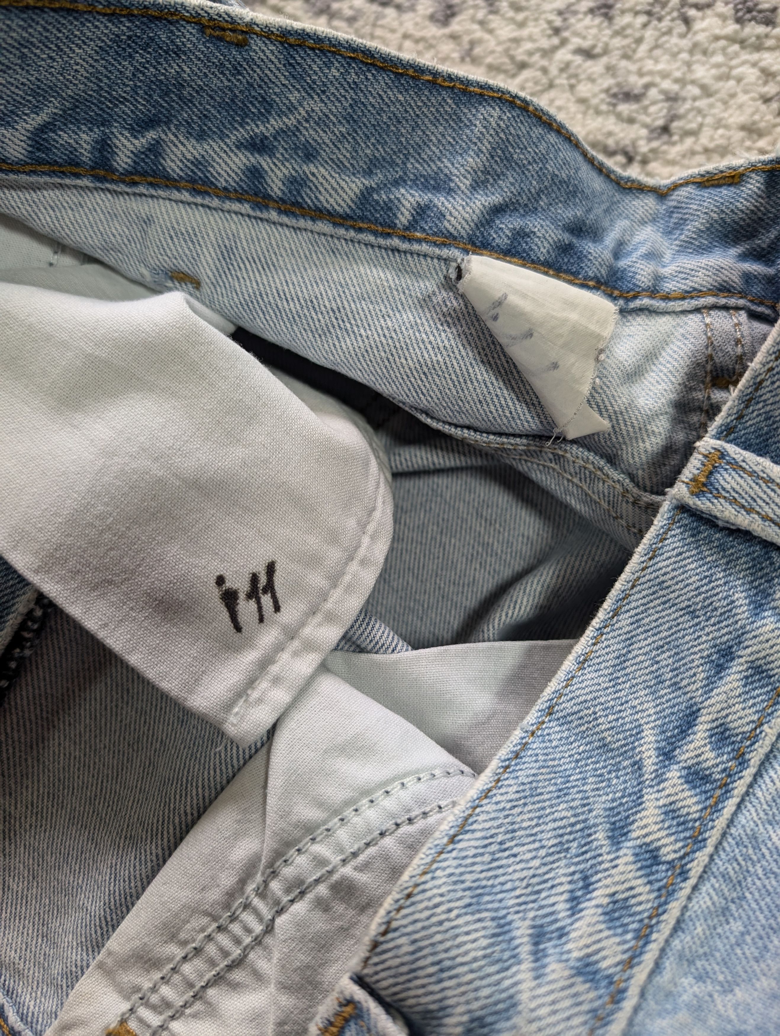 Carhartt 38x32 vntg y2k Carhartt Faded Denim Pants Size US 38 / EU 54 - 9 Thumbnail
