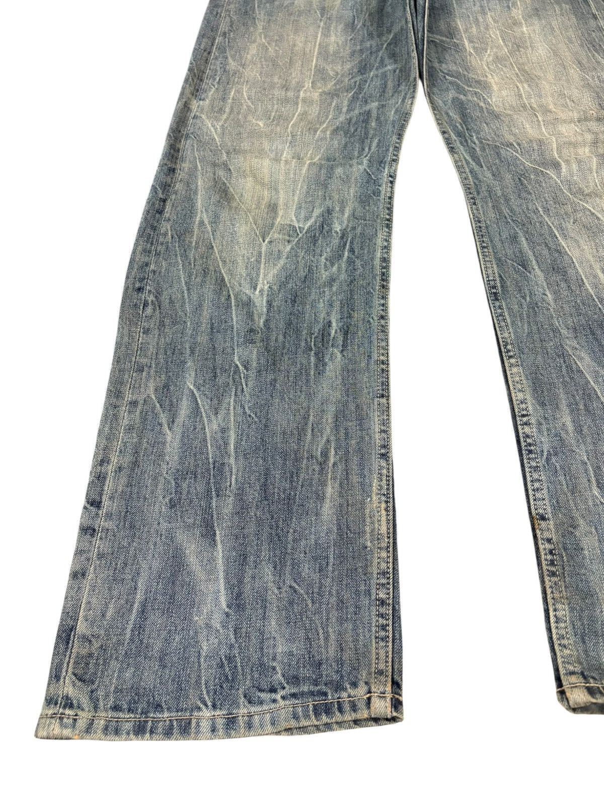 Japanese Brand Vintage Japanese Brand Rusty Wash Distress Baggy Jeans Size US 35 - 6 Thumbnail