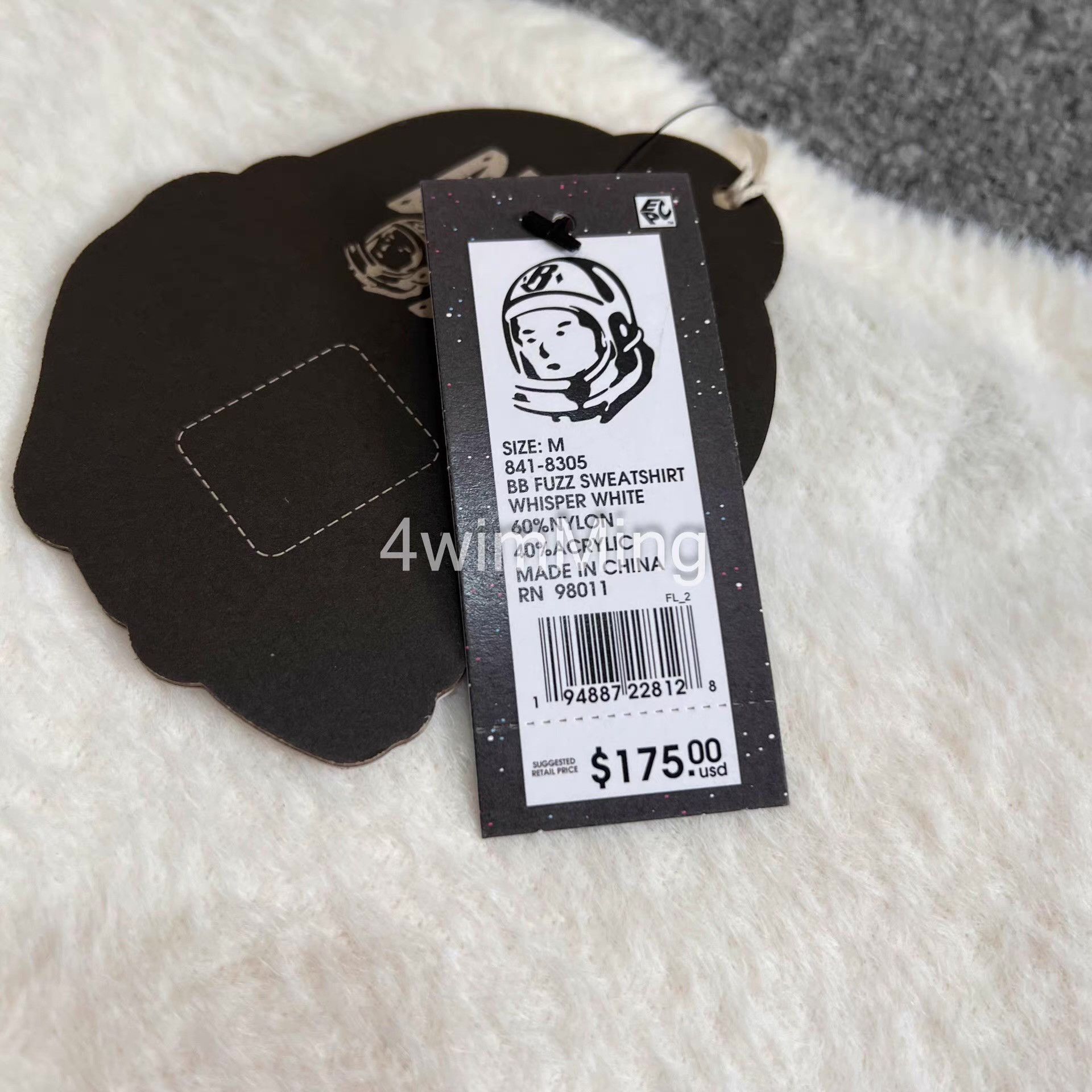 Billionaire Boys Club BBCUSFaux Mink Solid Color Embroidered Crew Neck Sweater Q7 Size US M / EU 48-50 / 2 - 4 Thumbnail