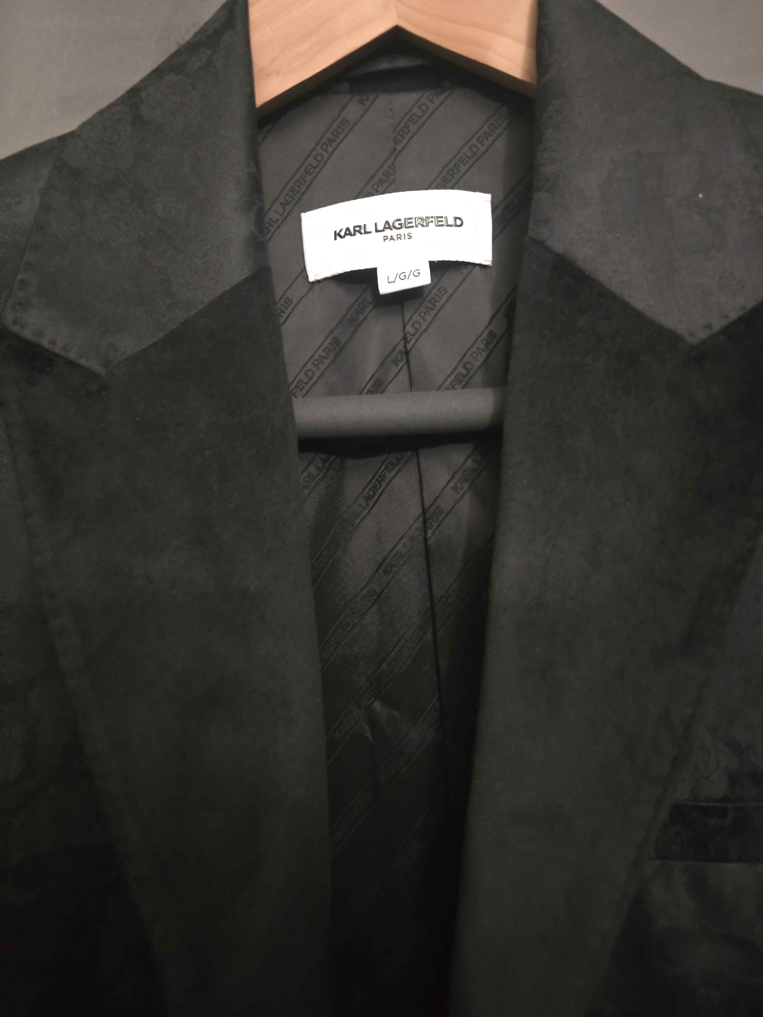 Karl Lagerfeld Karl Lagerfeld Men's Skull Jacquard Blazer Size 42R - 9 Thumbnail