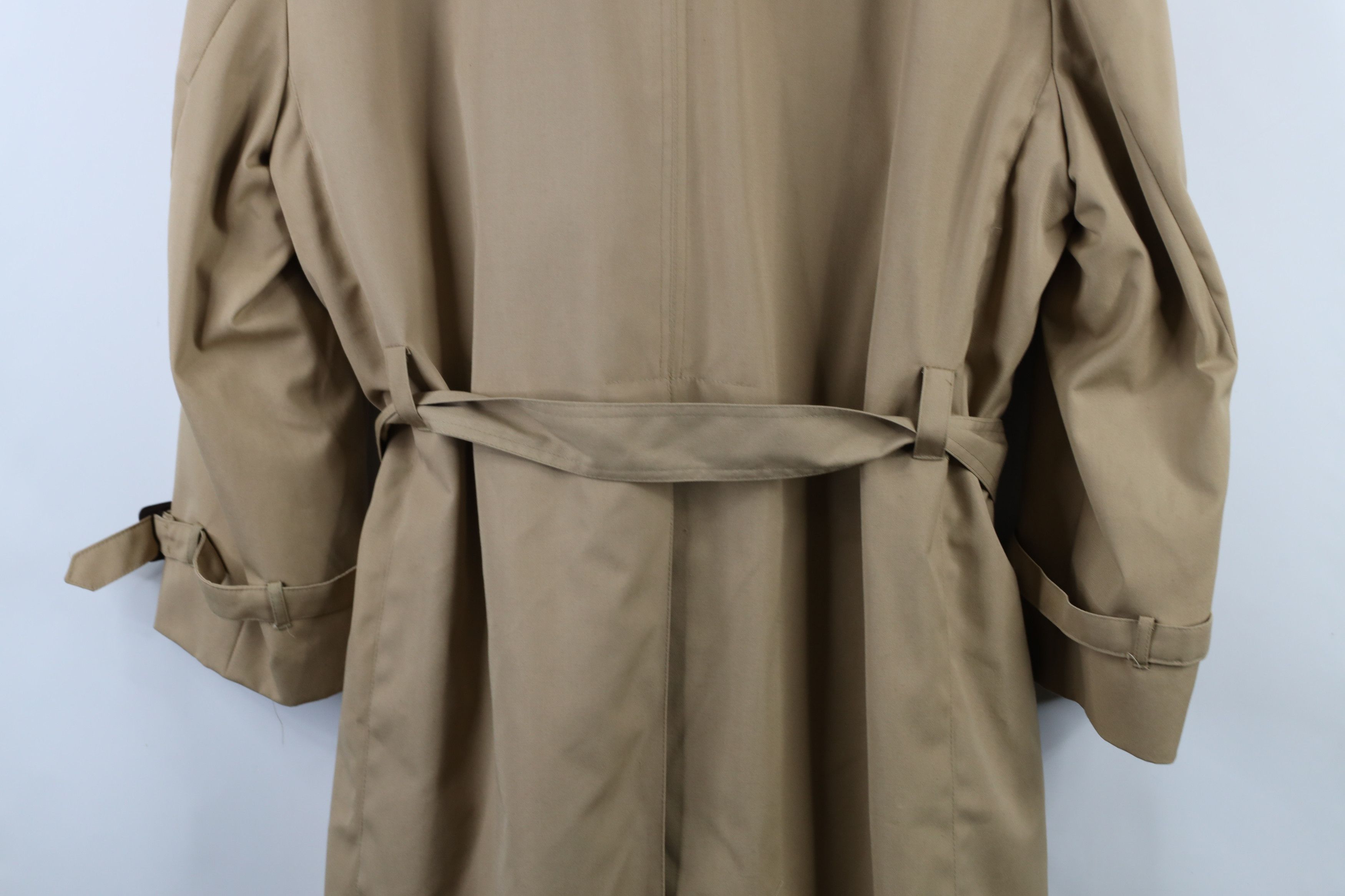 Vintage Vintage 90s Streetwear Heavyweight Trench Coat Rain Jacket Size US L / EU 52-54 / 3 - 15 Thumbnail