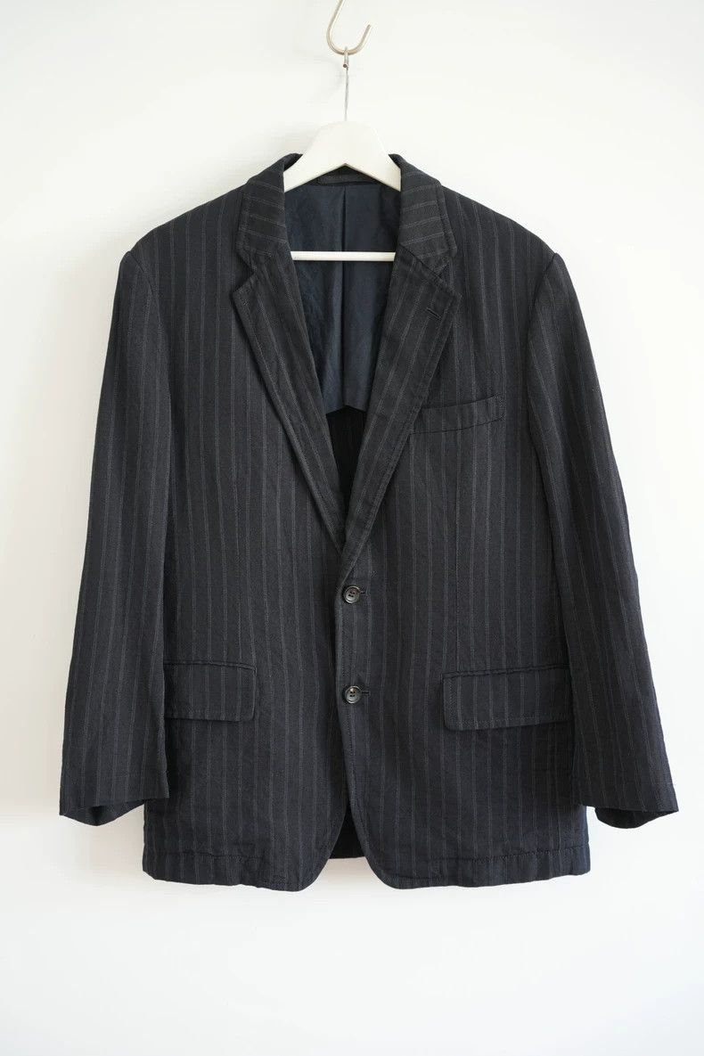 Comme des Garcons Comme Des Garcons Wool and linen striped suit Size US S / EU 44-46 / 1 - 1 Thumbnail