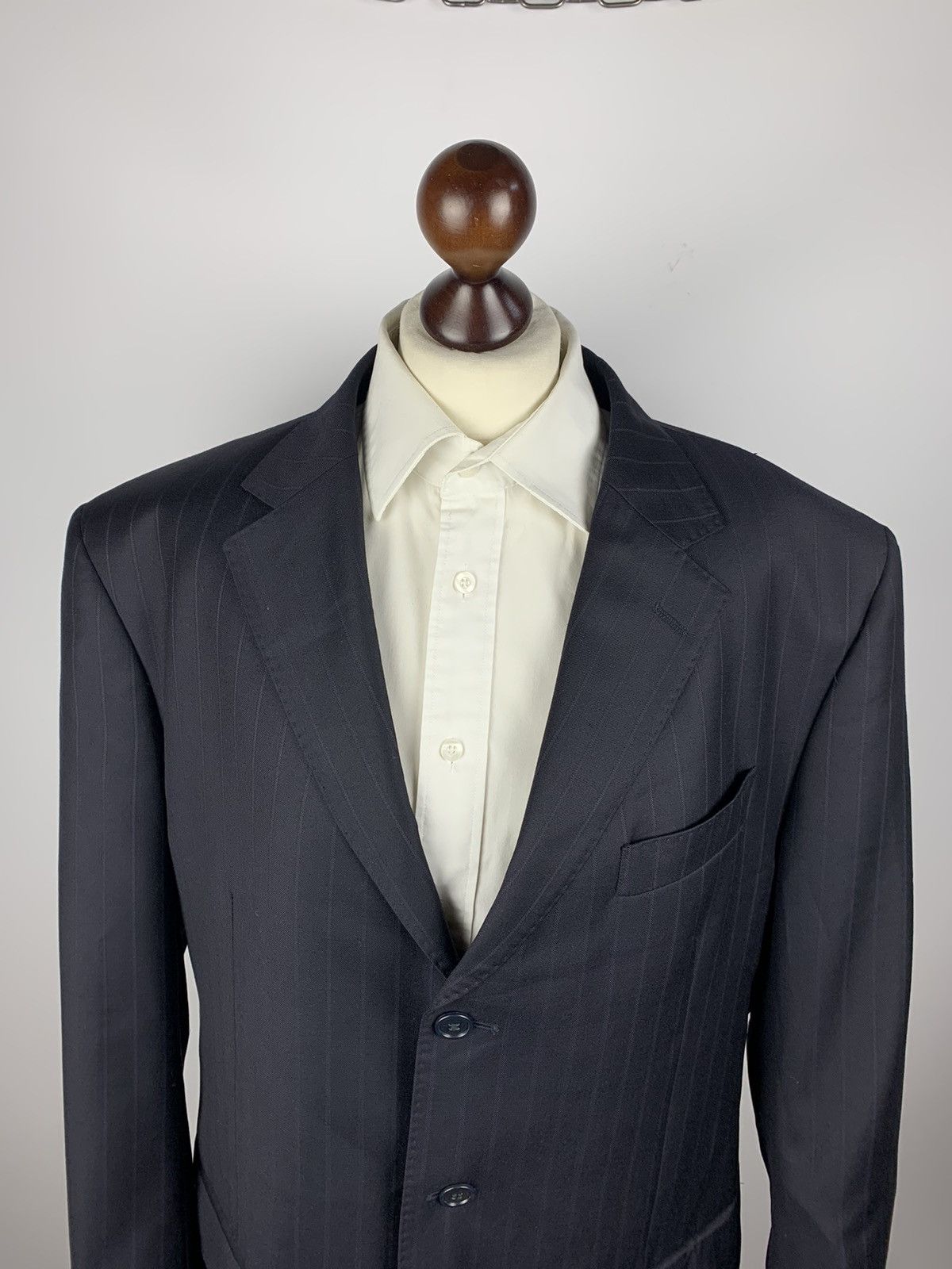 Ermenegildo Zegna Ermenegildo Zegna Wool Blazer Jacket Men’s Size 44R Blue Top Size 44R - 2 Thumbnail
